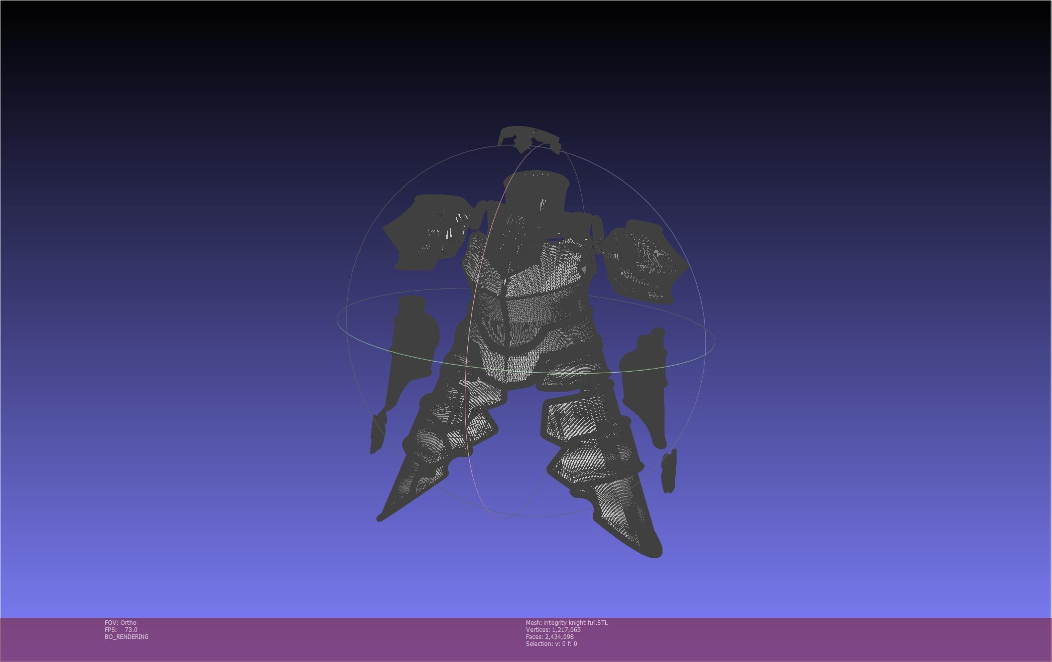 Sword Art Online Alicization Integrity Knight Armor Set 3d model