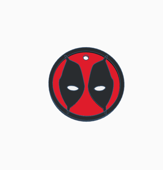 Deadpool Key Chain 3d model