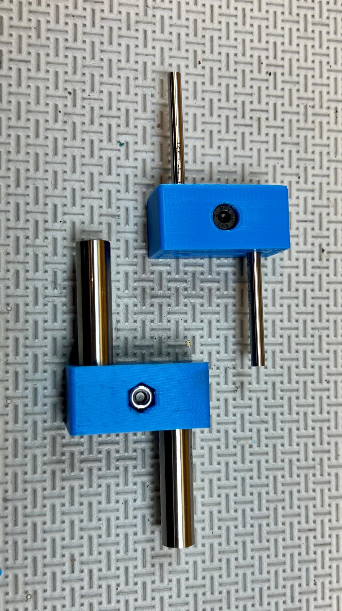 Inexpensive Go/NOGO block - bolt face measurement 3d model