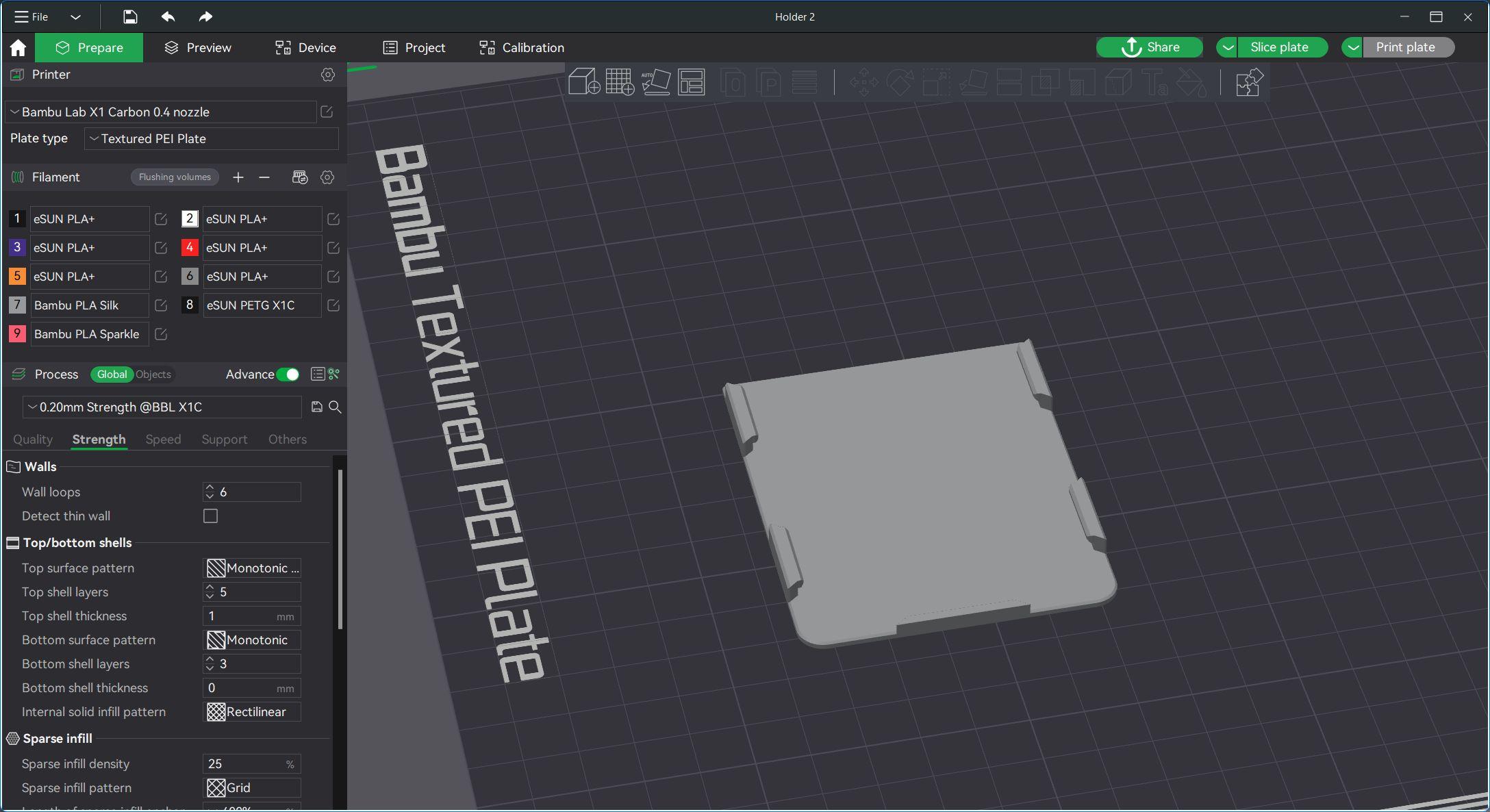 AMS Filament Labelling 3d model