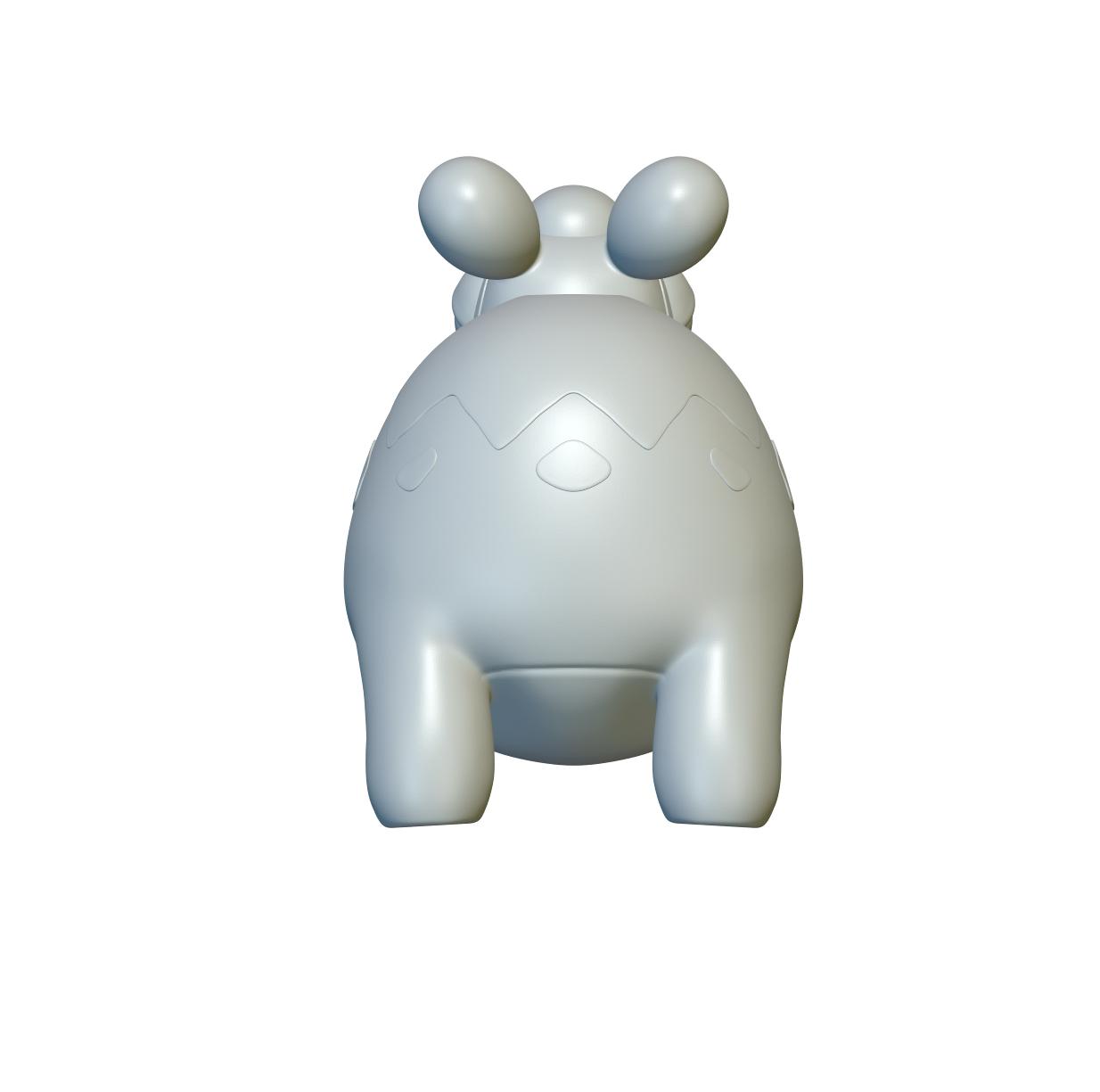 Pokemon Numel #322 - Optimized for 3D Printing 3d model