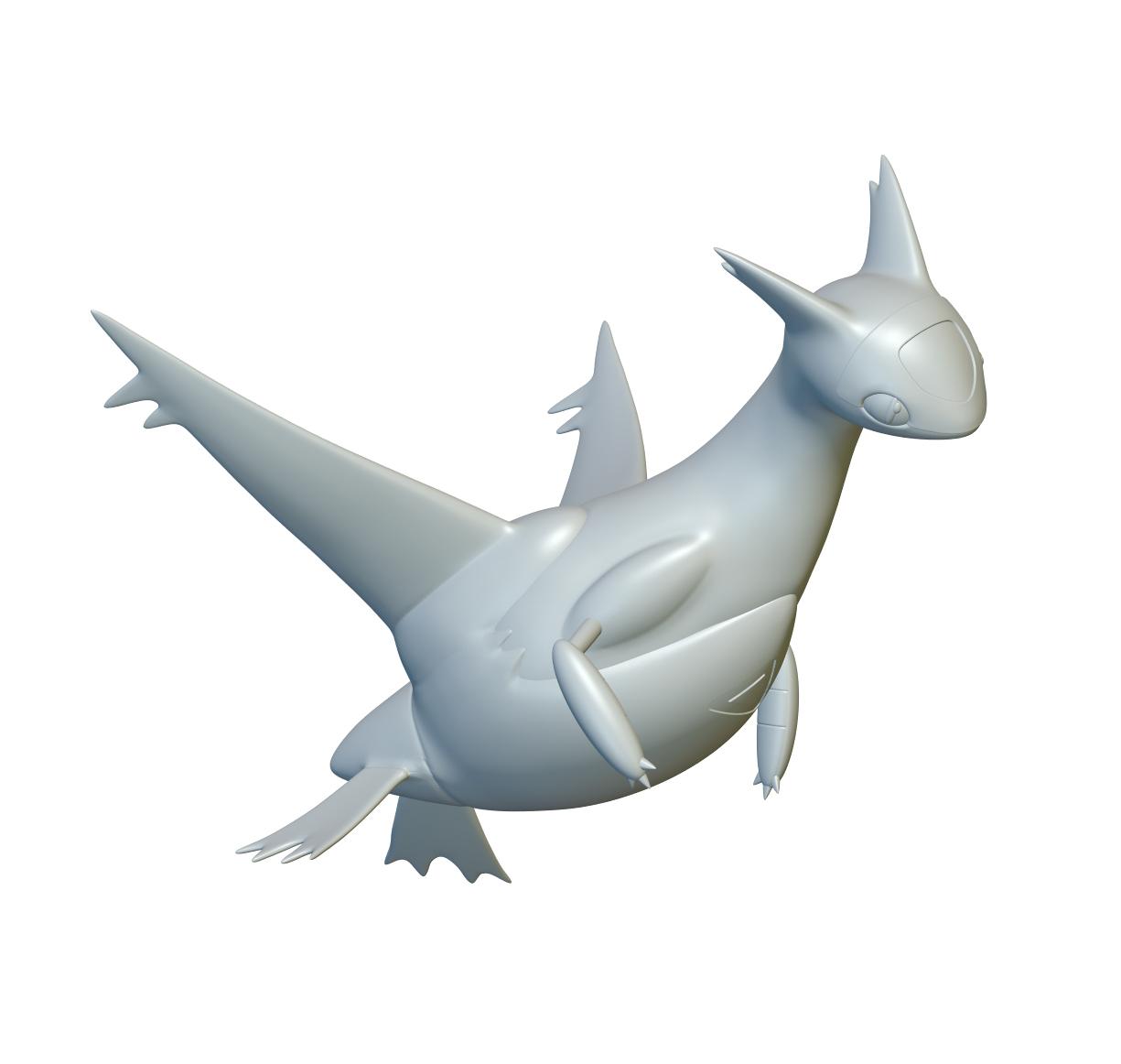 Pokemon Latias #380 - Optimized for 3D Printing 3d model