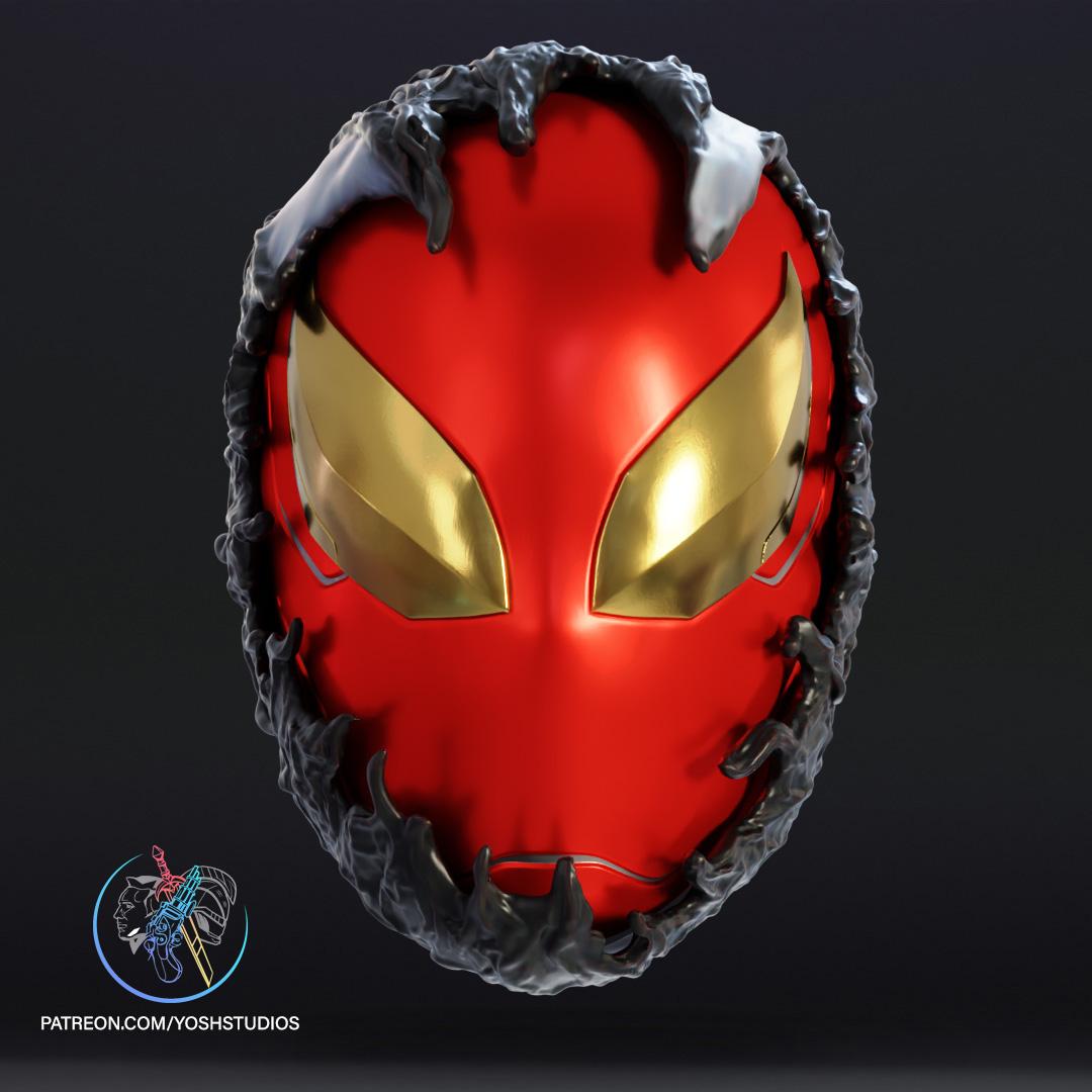 Iron Spiderman Helmet 3D Print File STL 3d model