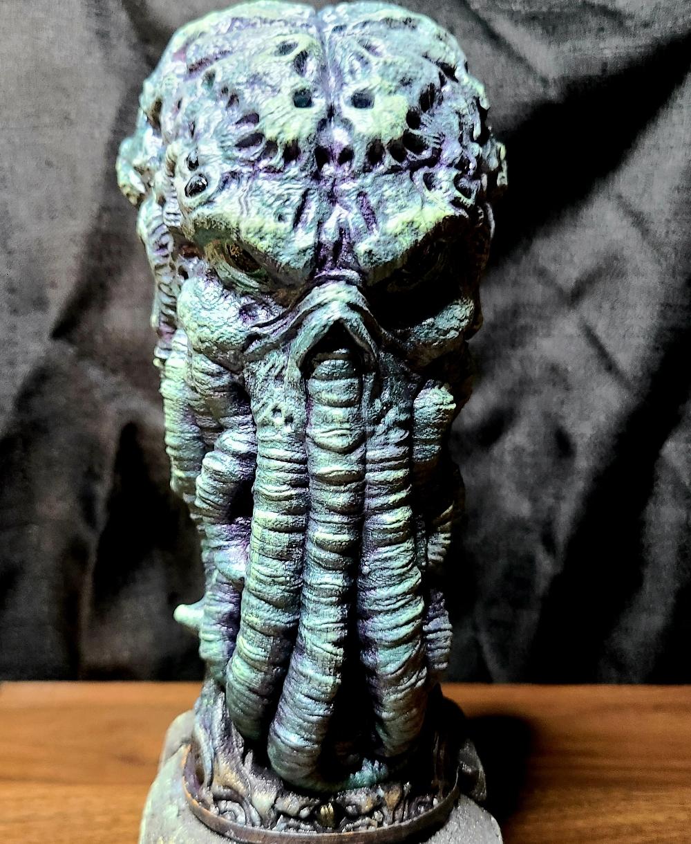Cthulhu Head (Pre-Supported) - Had a blast printing and finishing this model! - 3d model