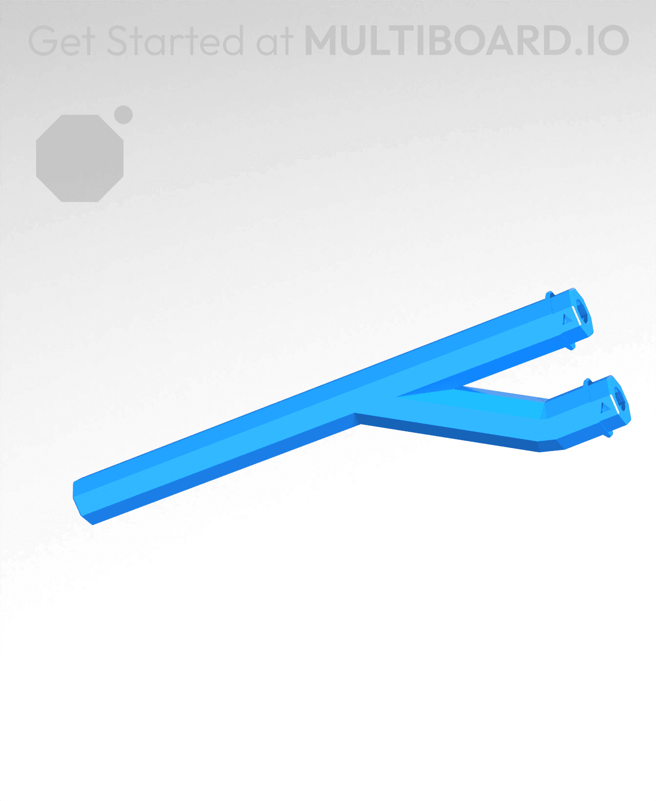 150 mm Peg (Bolt-Locked Double Insert) 3d model