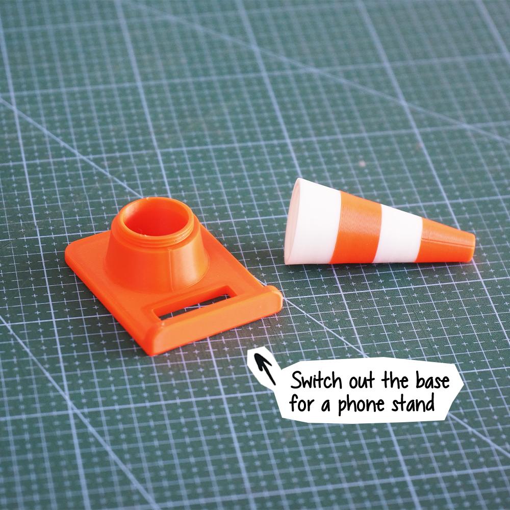 Modular Traffic / Construction Cone (Tabletop Miniatures) 3d model