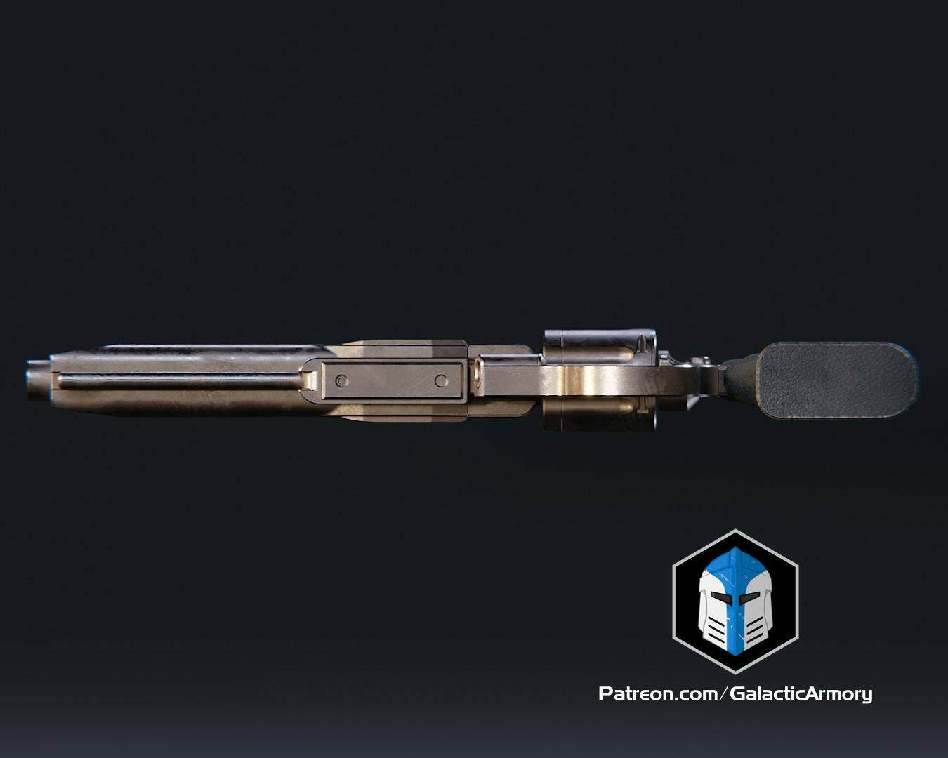 Mandalorian Gunslinger Blaster - 3D Print Files 3d model
