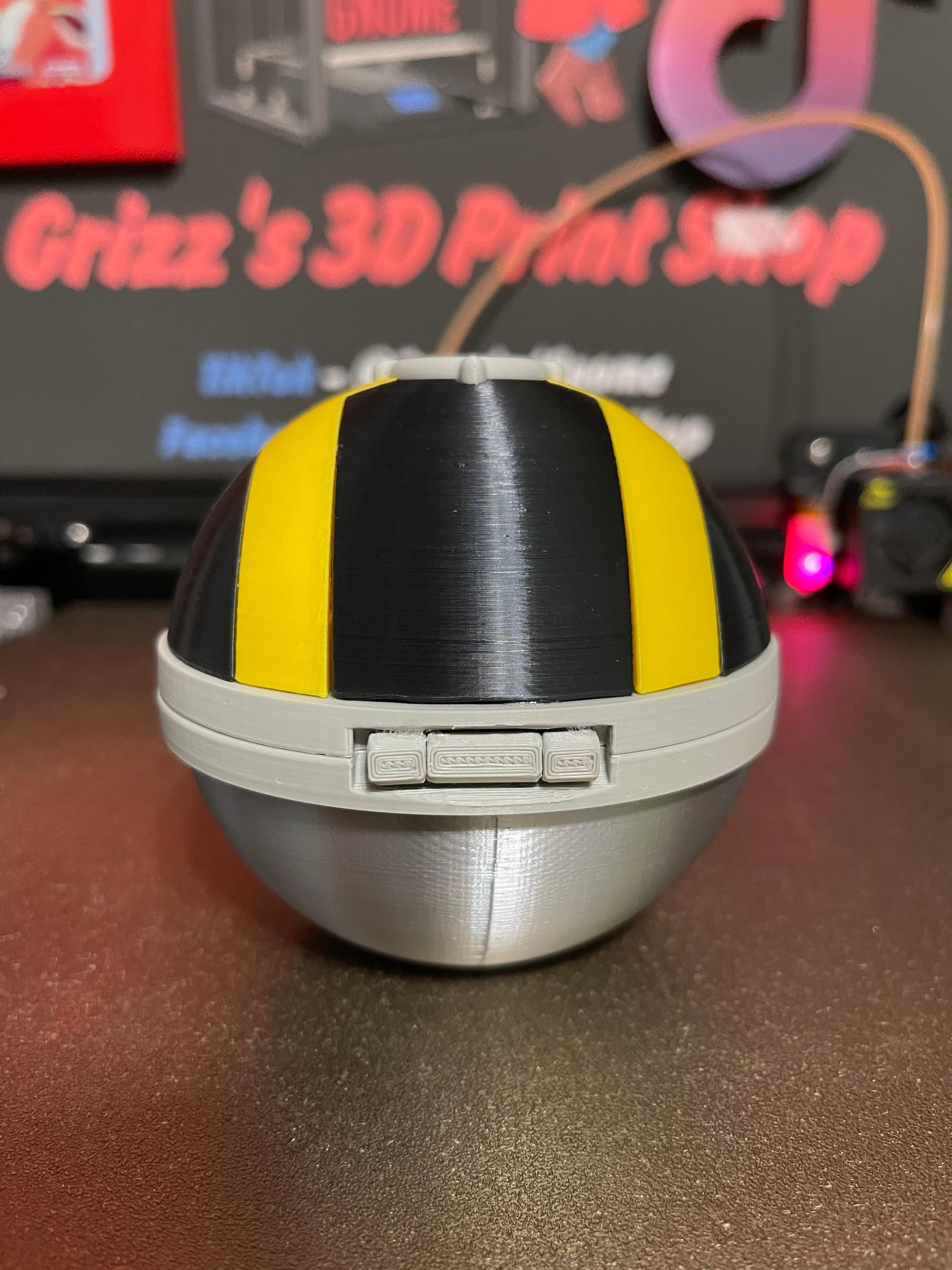 Ancient Ultra Pokeball 3d model