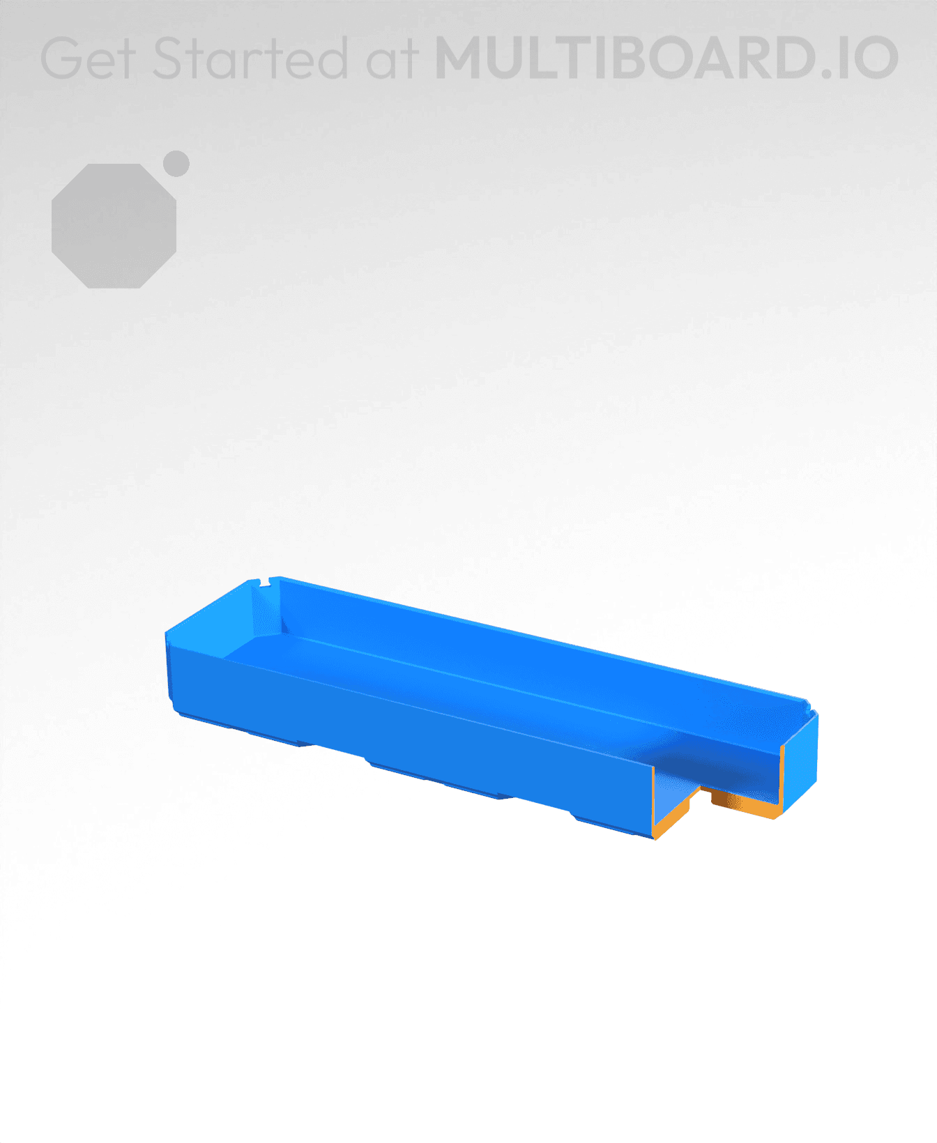 3x1x0.5 - Bin - Multibin Insert 3d model