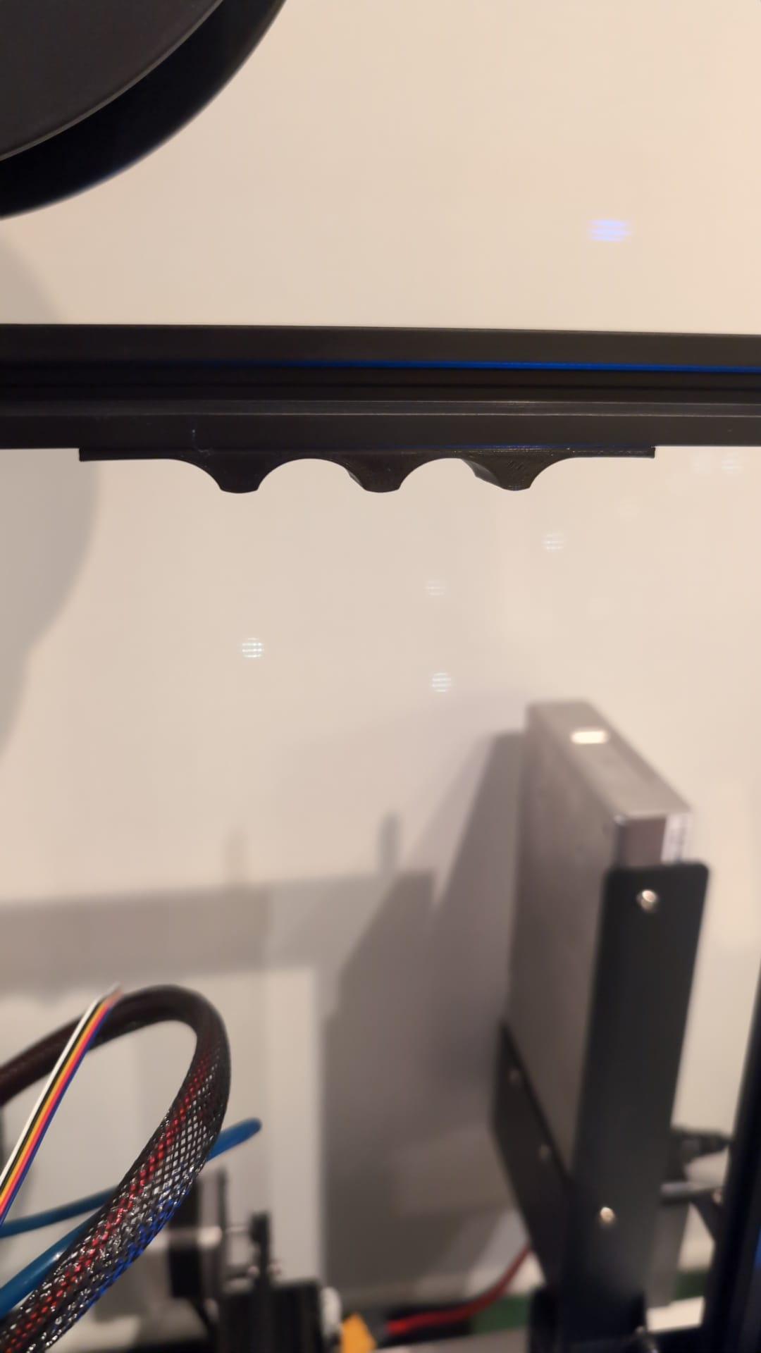 Minimalist V-Slot Handle - No tools, No parts - Ender 3, Pro, Cr-10, Anycubic, Anet, Geeetech, etc. 3d model