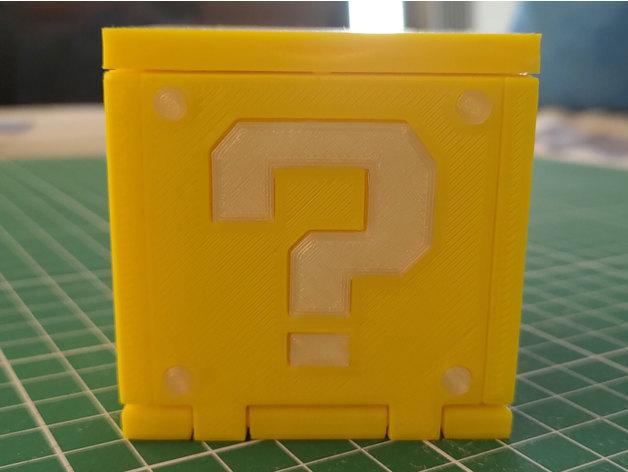 Mario Cube Switch Game Case, Foldable Print in Place 3d model