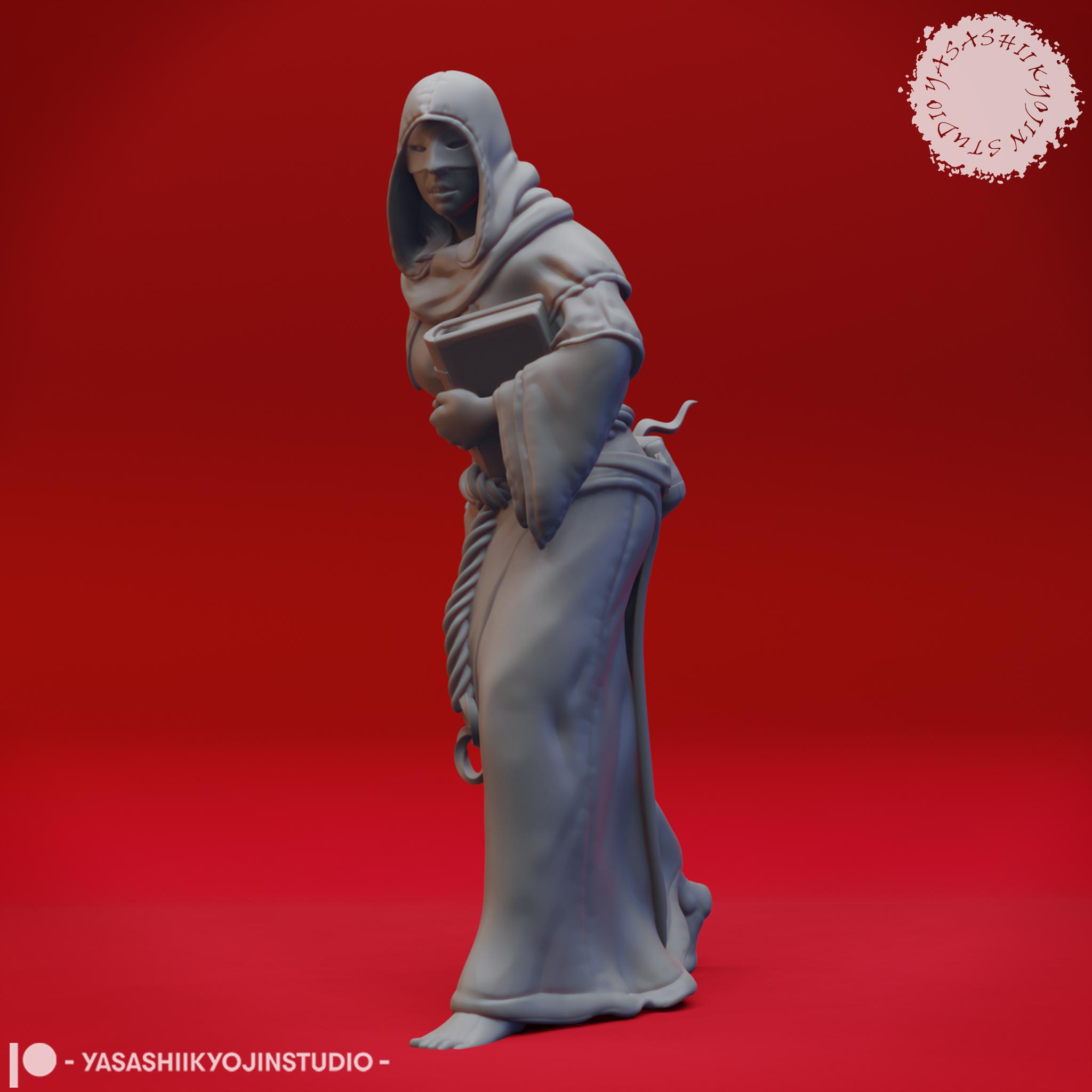 Cultists - Tabletop Miniatures (Pre-Supported) 3d model