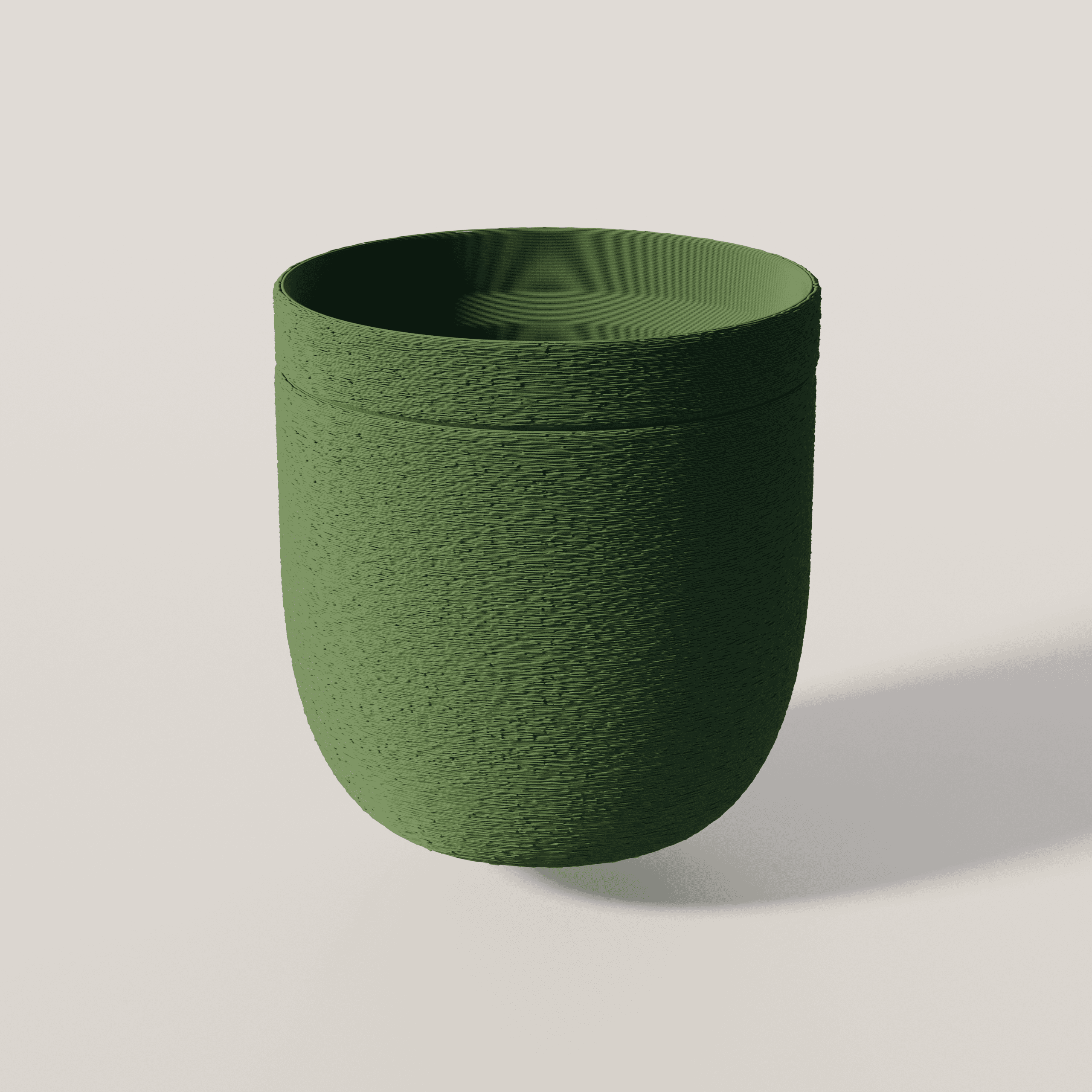 Elegant self watering planter (wick and drip tray version coming soon) 3d model