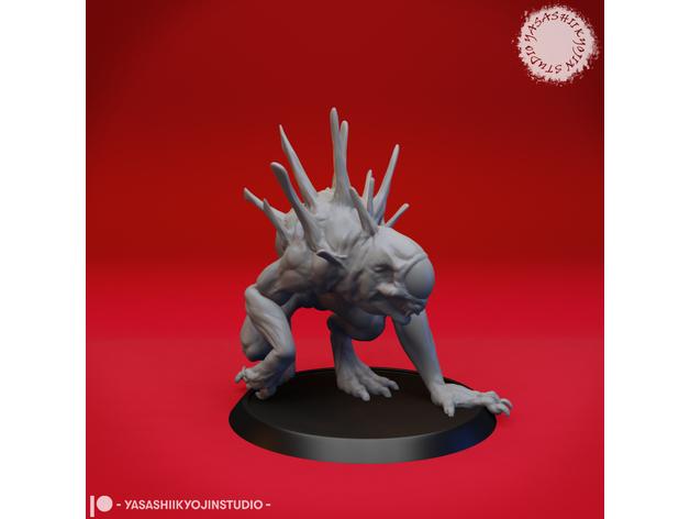 Nothic - Tabletop Miniature 3d model