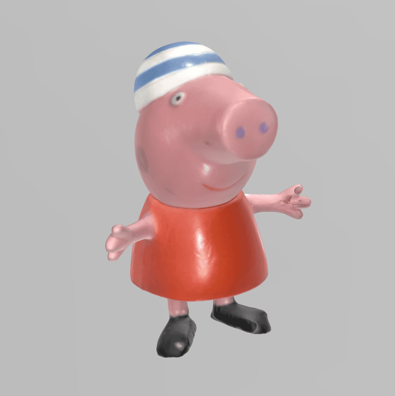 peppa pig 3d model