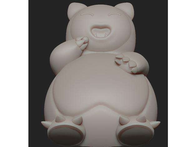 Pokemon- Hungry Hungry Snorlax 3d model