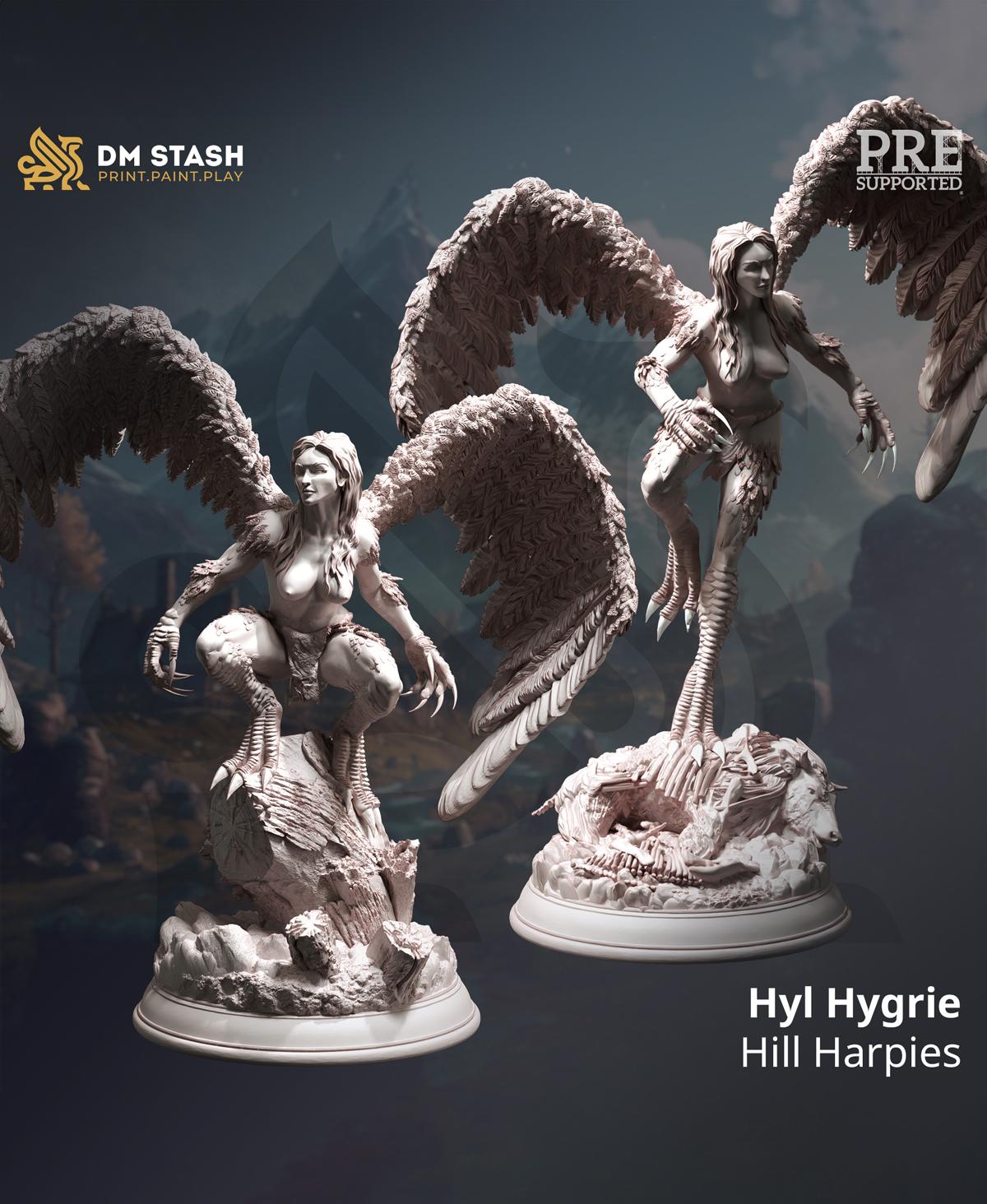 Hyl Hygrie - Hill Harpies 3d model