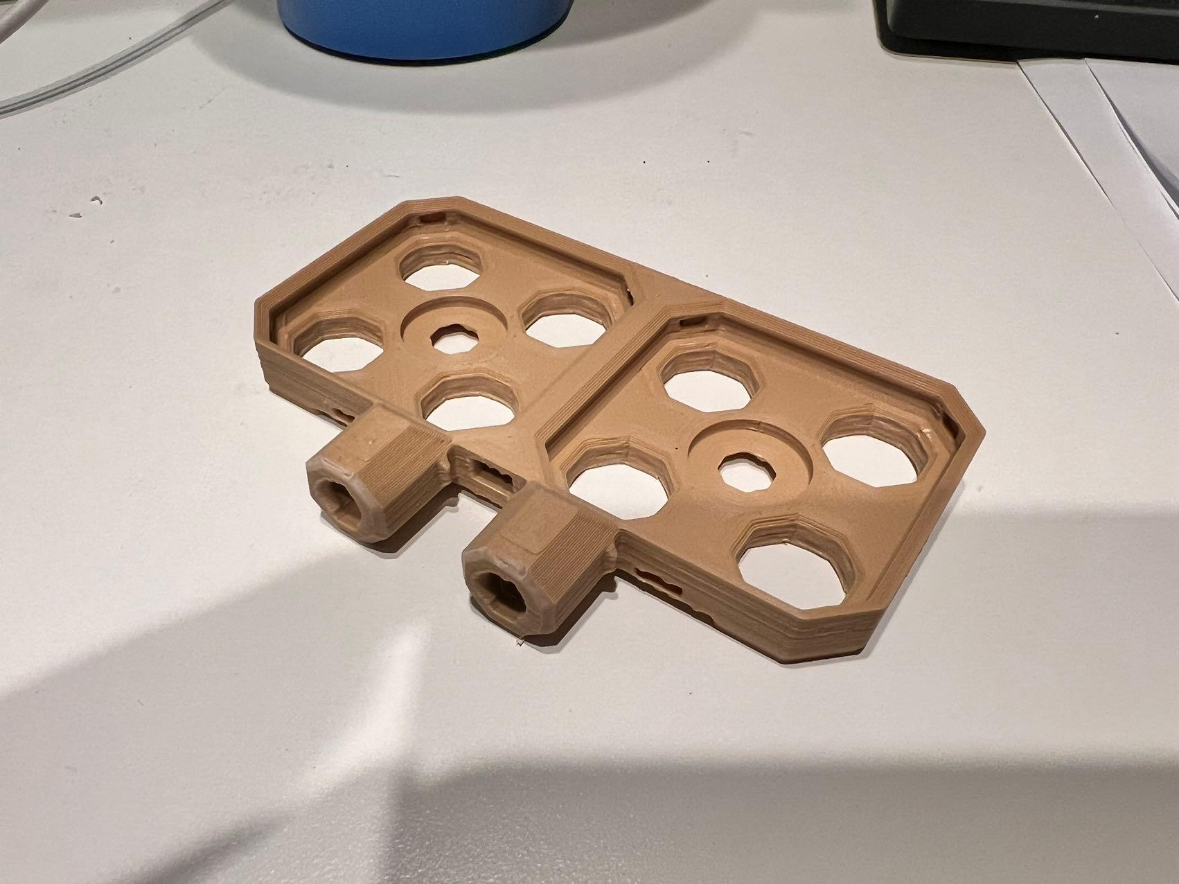 2x1 Multigrid Base Plate pushifit.stl 3d model