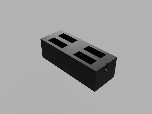 USB Storage x4 3d model