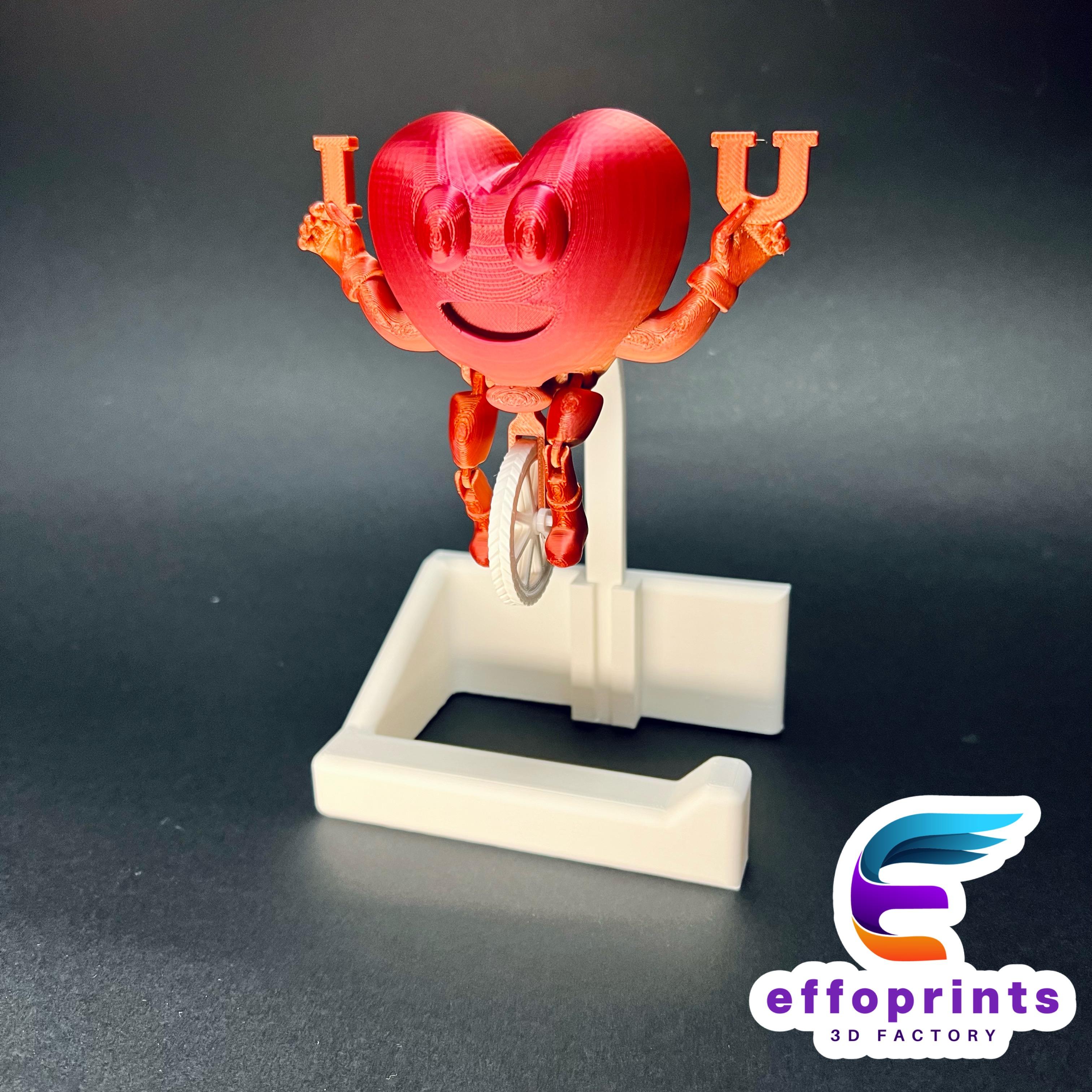 Heart Riding On Toilet Paper Holder Valentines Gadget  3d model