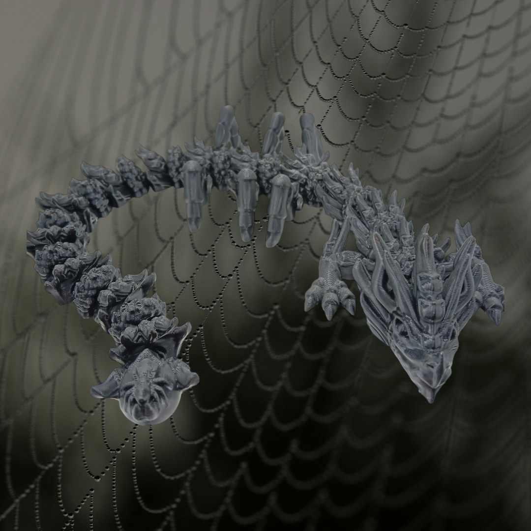 Make Your Own Black Widow Dragon 3d model