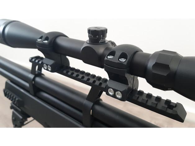 Scope Mounts Picatinny Rail Collection (25,4mm)  3d model