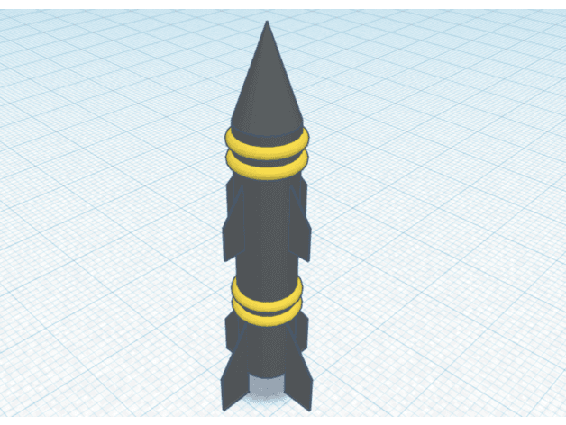 Missiles for Missile Pod-style Battery Holders AA/AAA by masa4dc 3d model