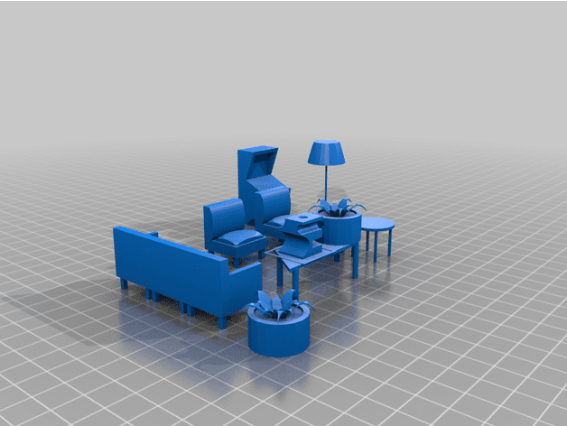 Living room 3d model
