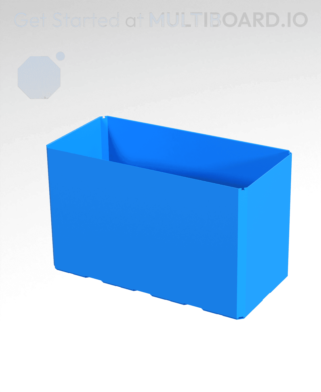 4x2x2.5 - Bin - Multibin Insert 3d model