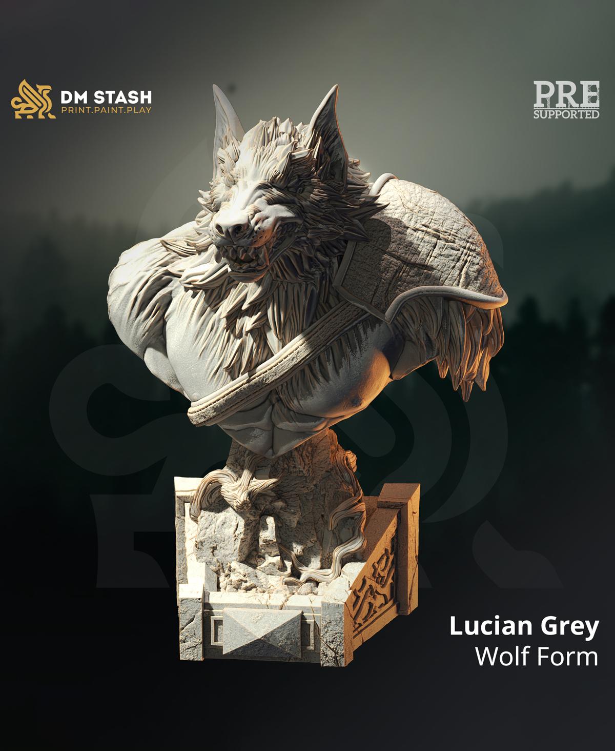 BUST Lucian (Werewolf) 3d model