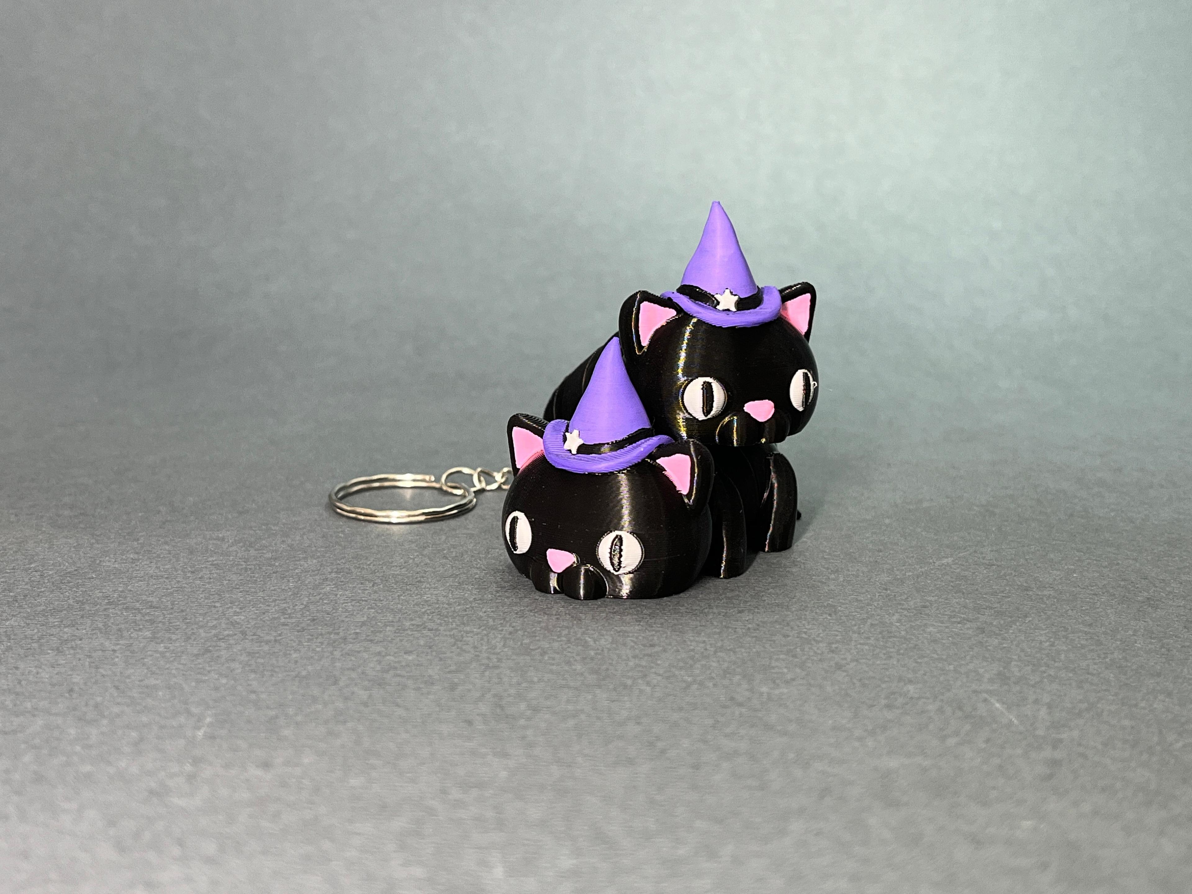 Halloween Cute Flexi Cat 🎃✨ 3d model