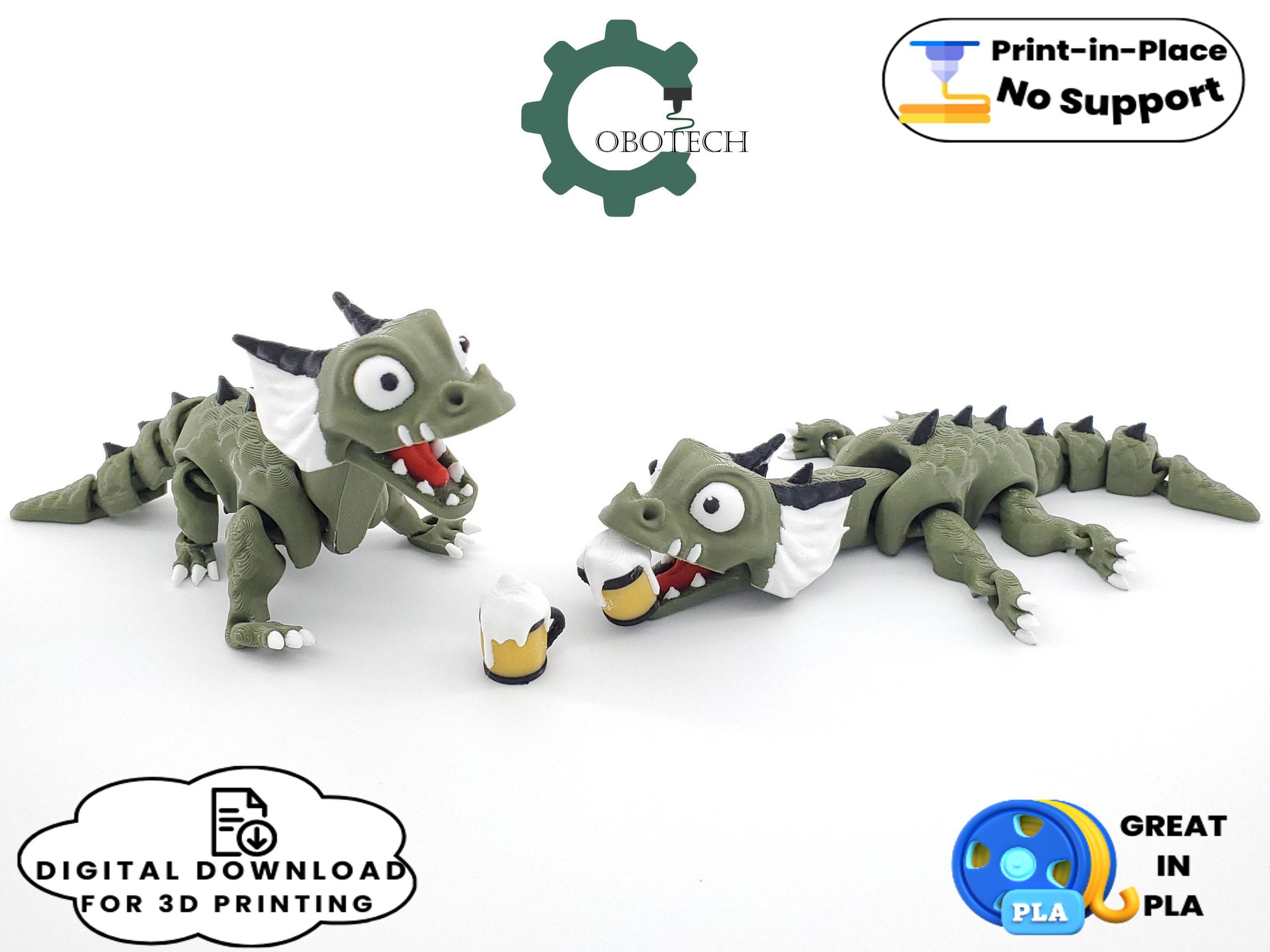Cobotech Articulated Tipsy Dragon 3d model