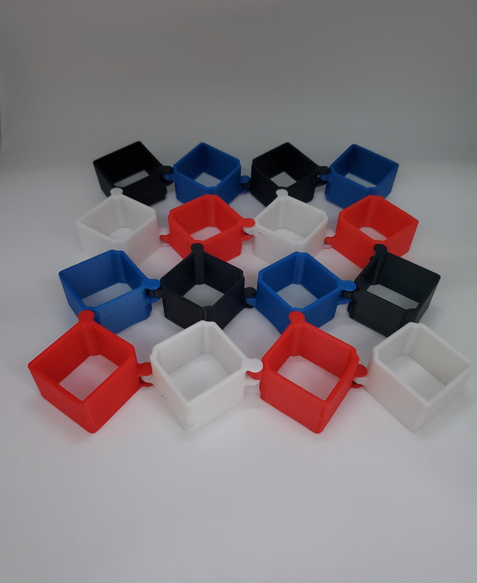 Auxetic Cubes // 30mm 4x4 3d model