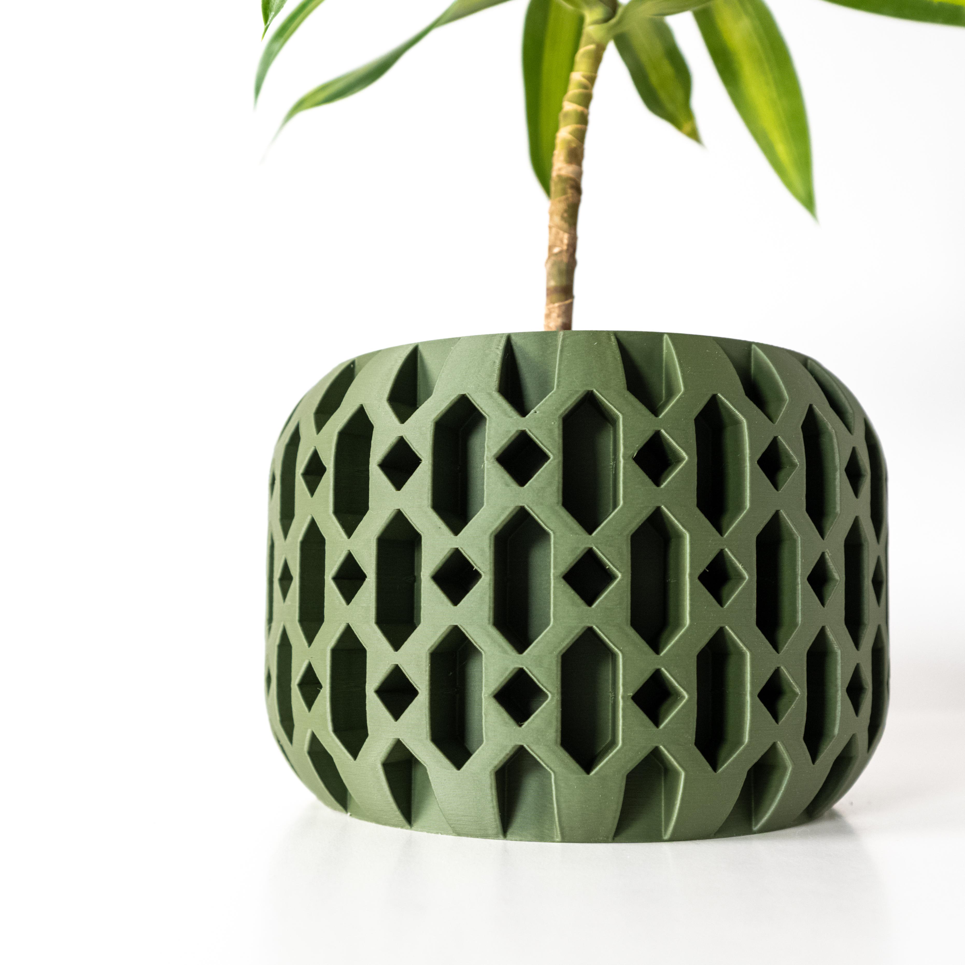 The Ritar Planter Pot with Drainage Tray & Stand by Terra de Verdant 3d model