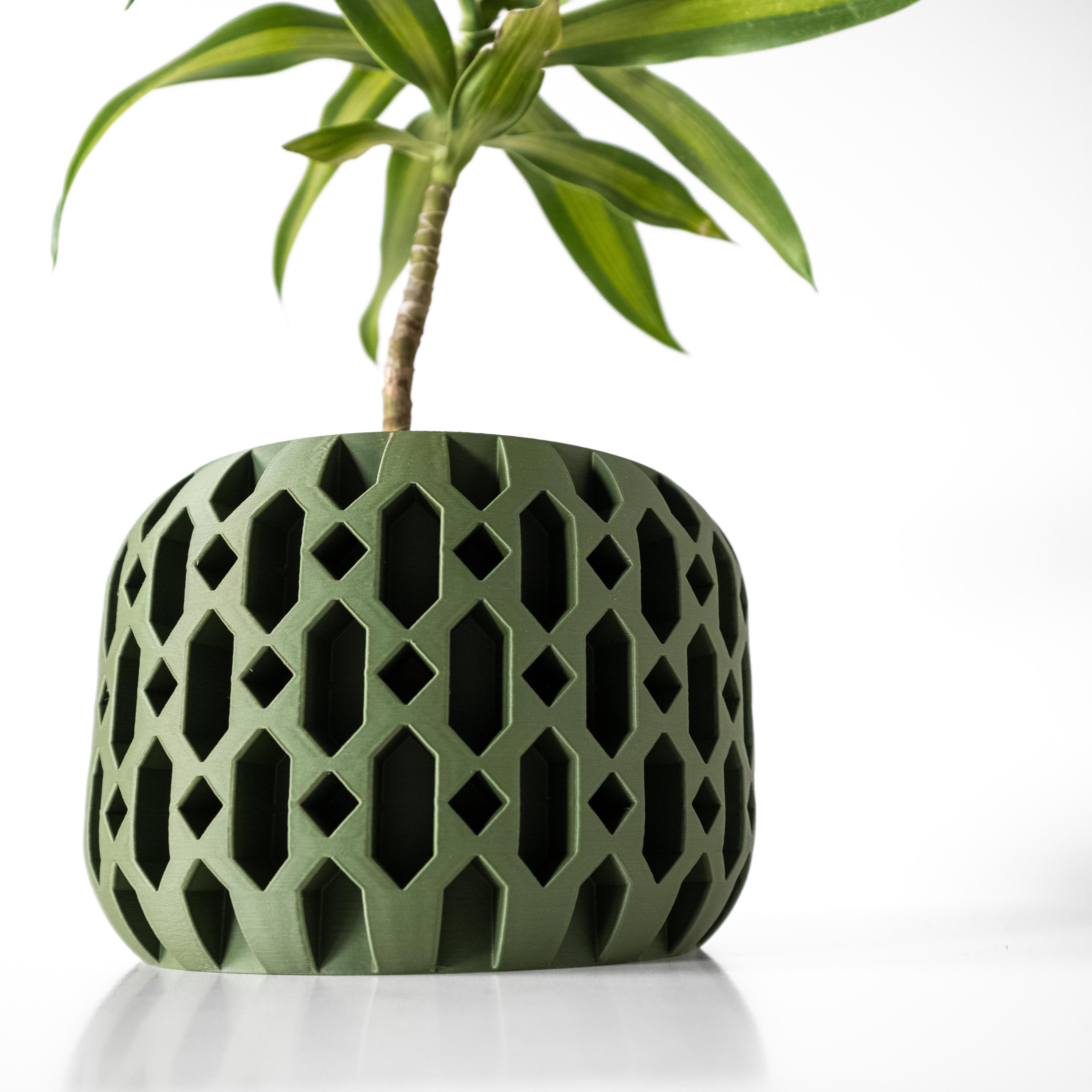 The Ritar Planter Pot with Drainage Tray & Stand by Terra de Verdant 3d model