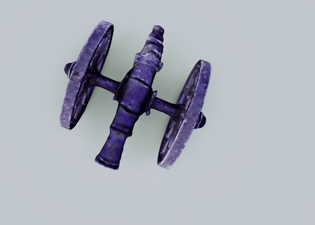 Another cannon figure 3d model