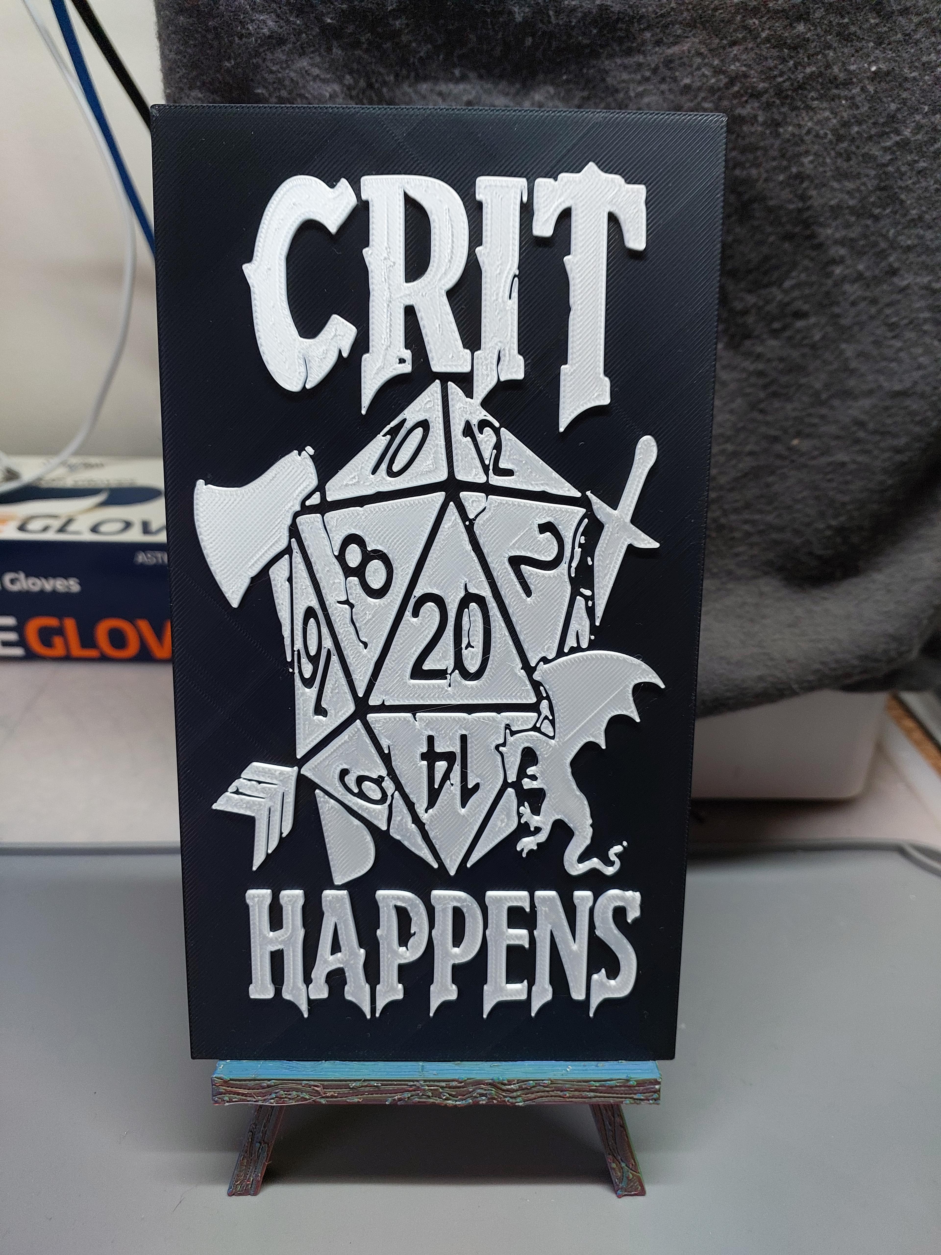 Crit Happens, D&D 3d model