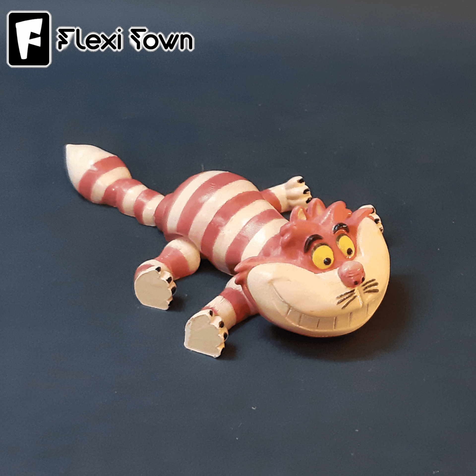 Flexi Print-in-Place Cheshire Cat 3d model