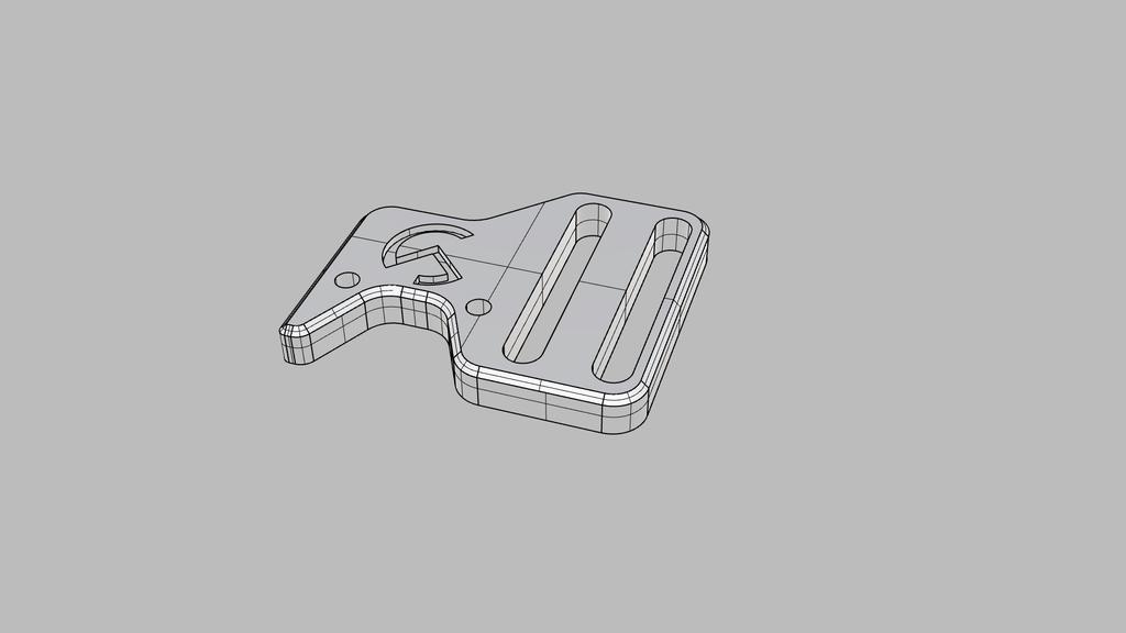 Tronxy XY 2 Pro Y axis end stop mount 3d model