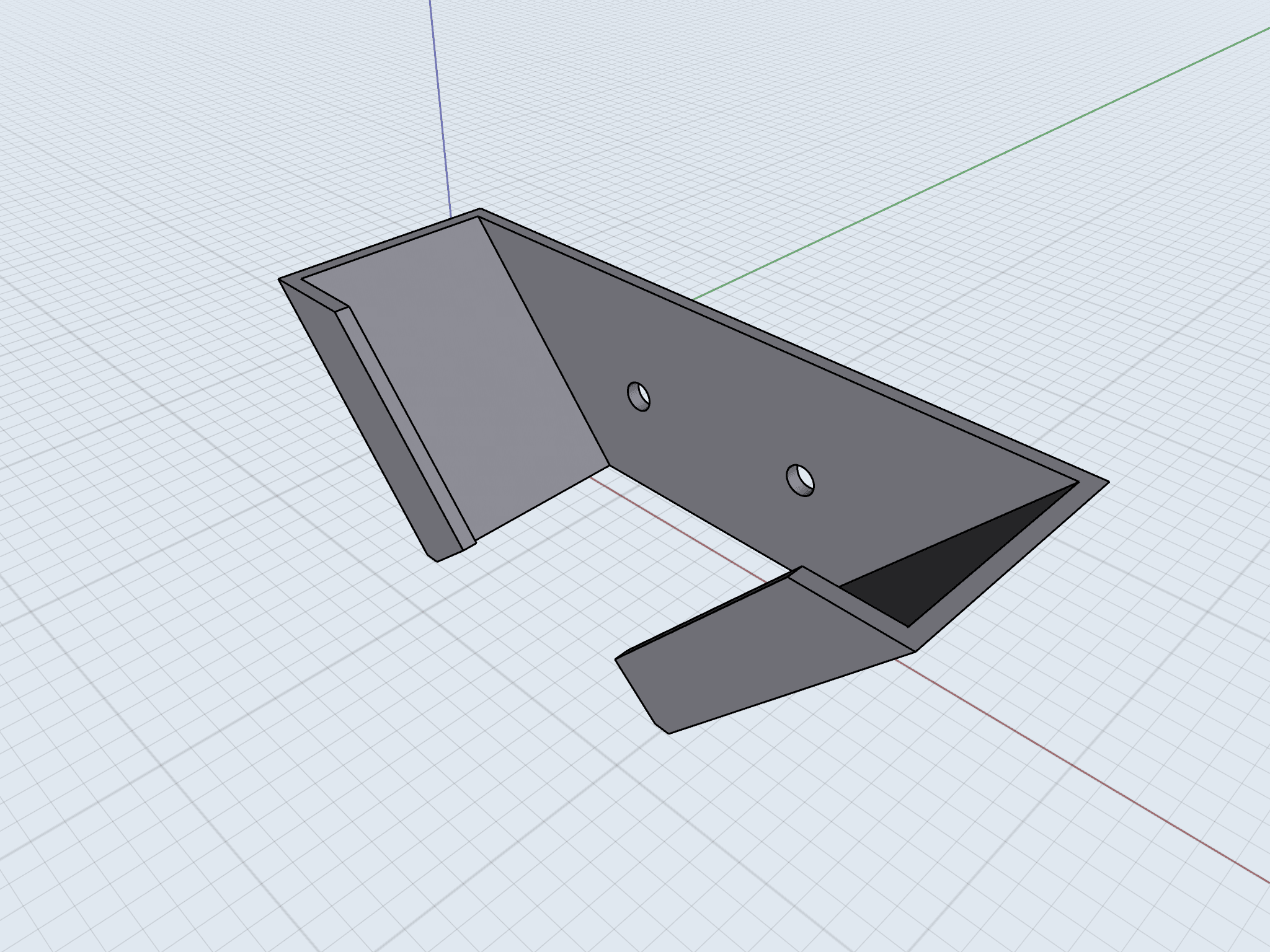 Padel racket holder 3d model