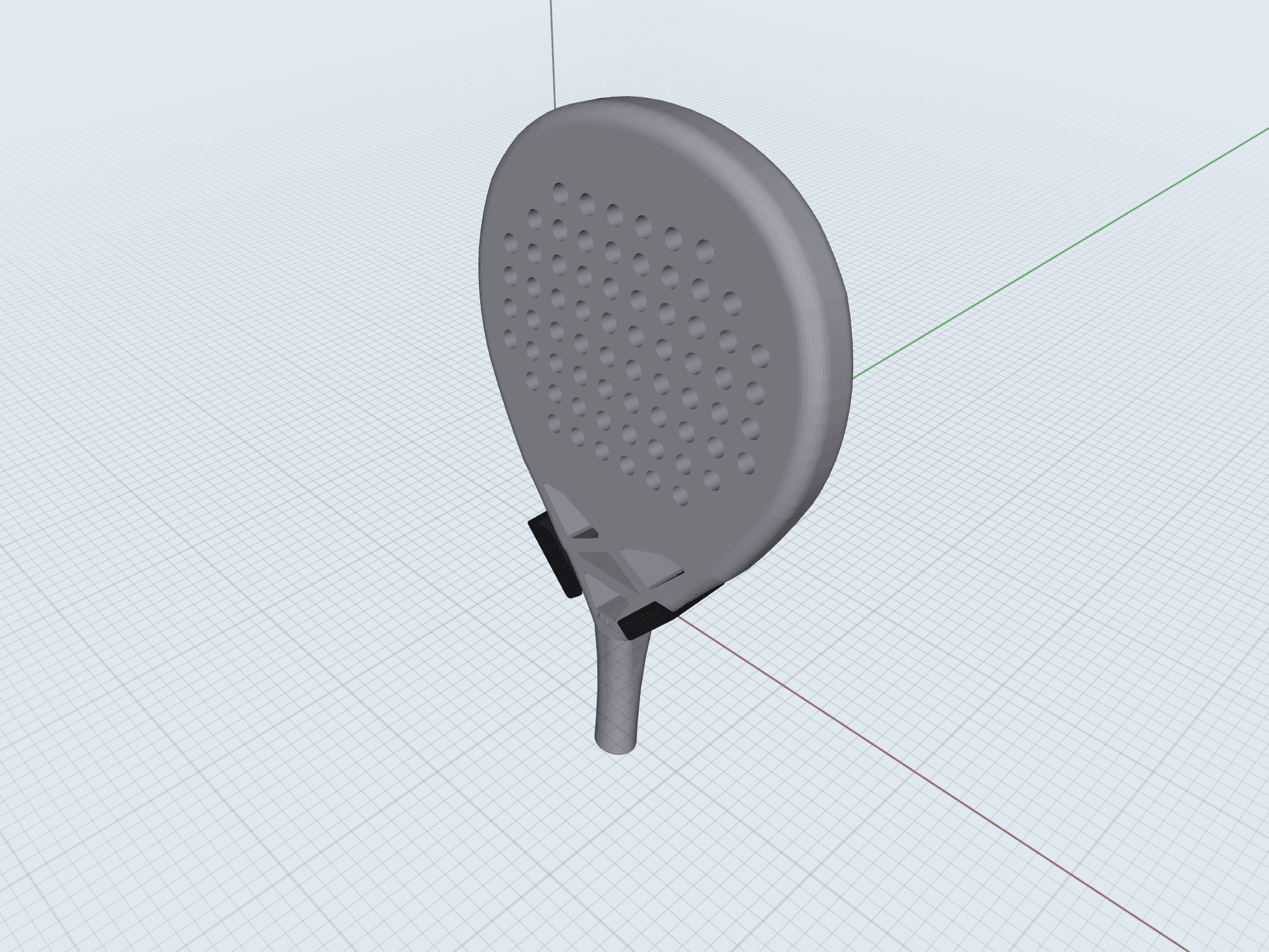 Padel racket holder 3d model