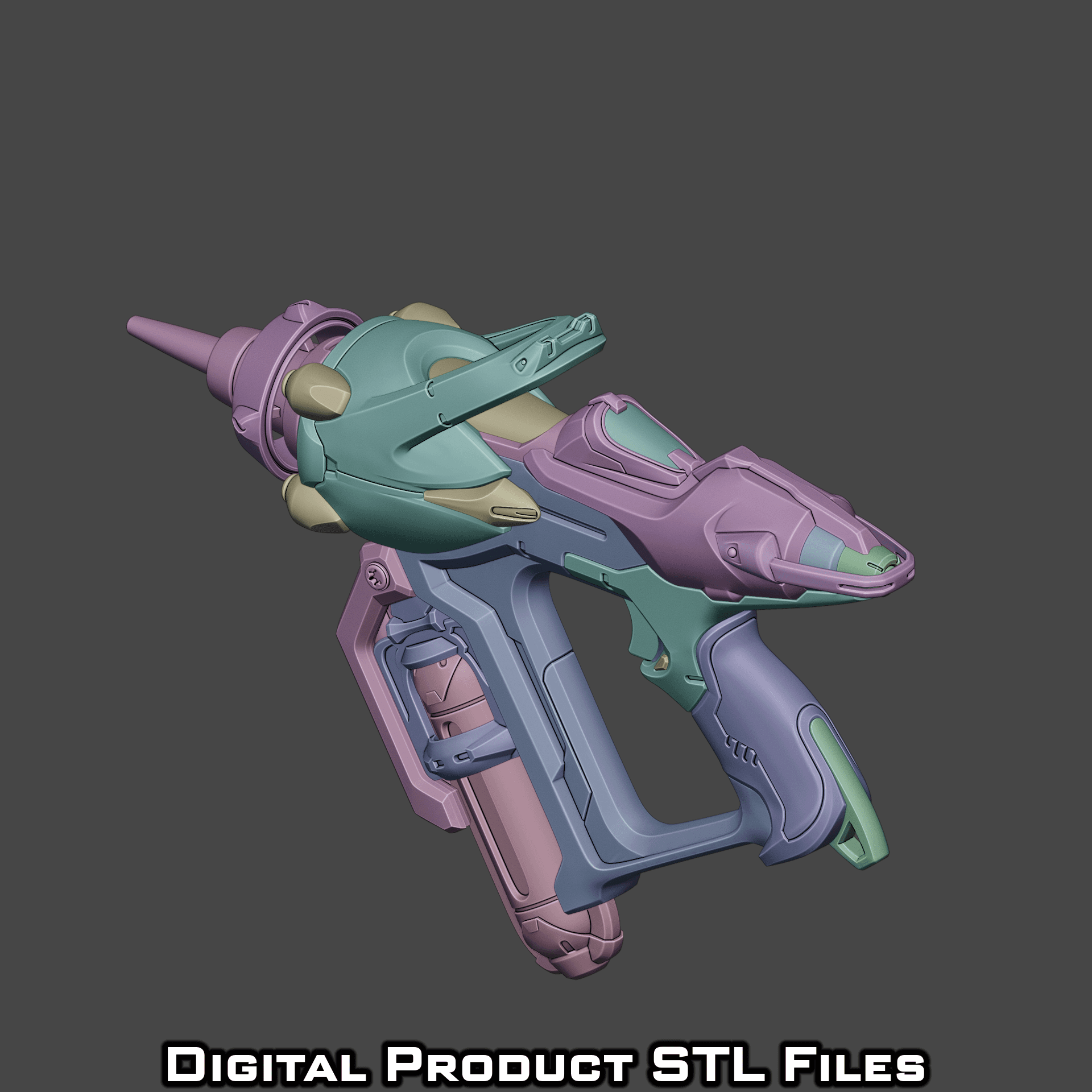 Si Fi Juno Blaster Overwatch 2 3d model