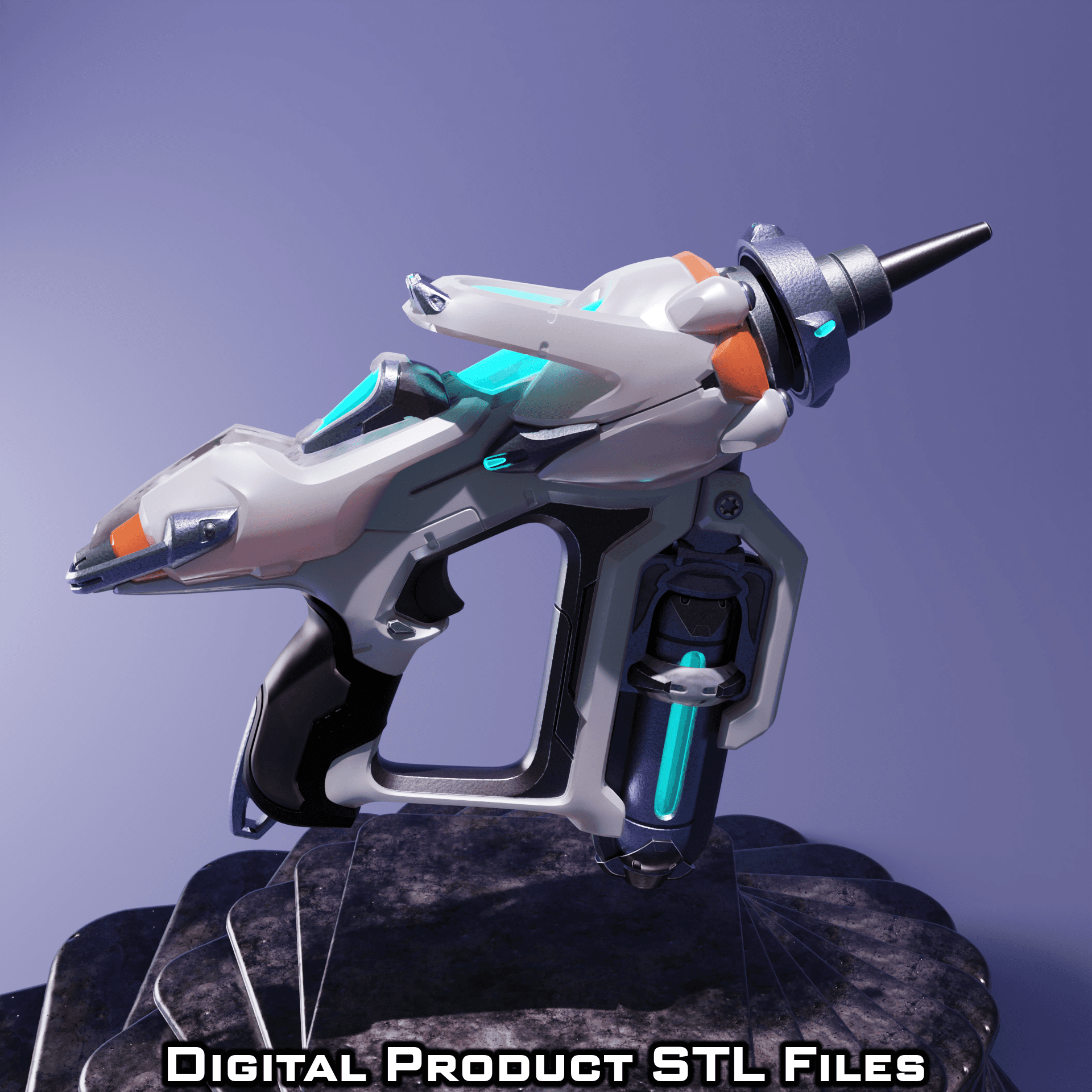 Si Fi Juno Blaster Overwatch 2 3d model