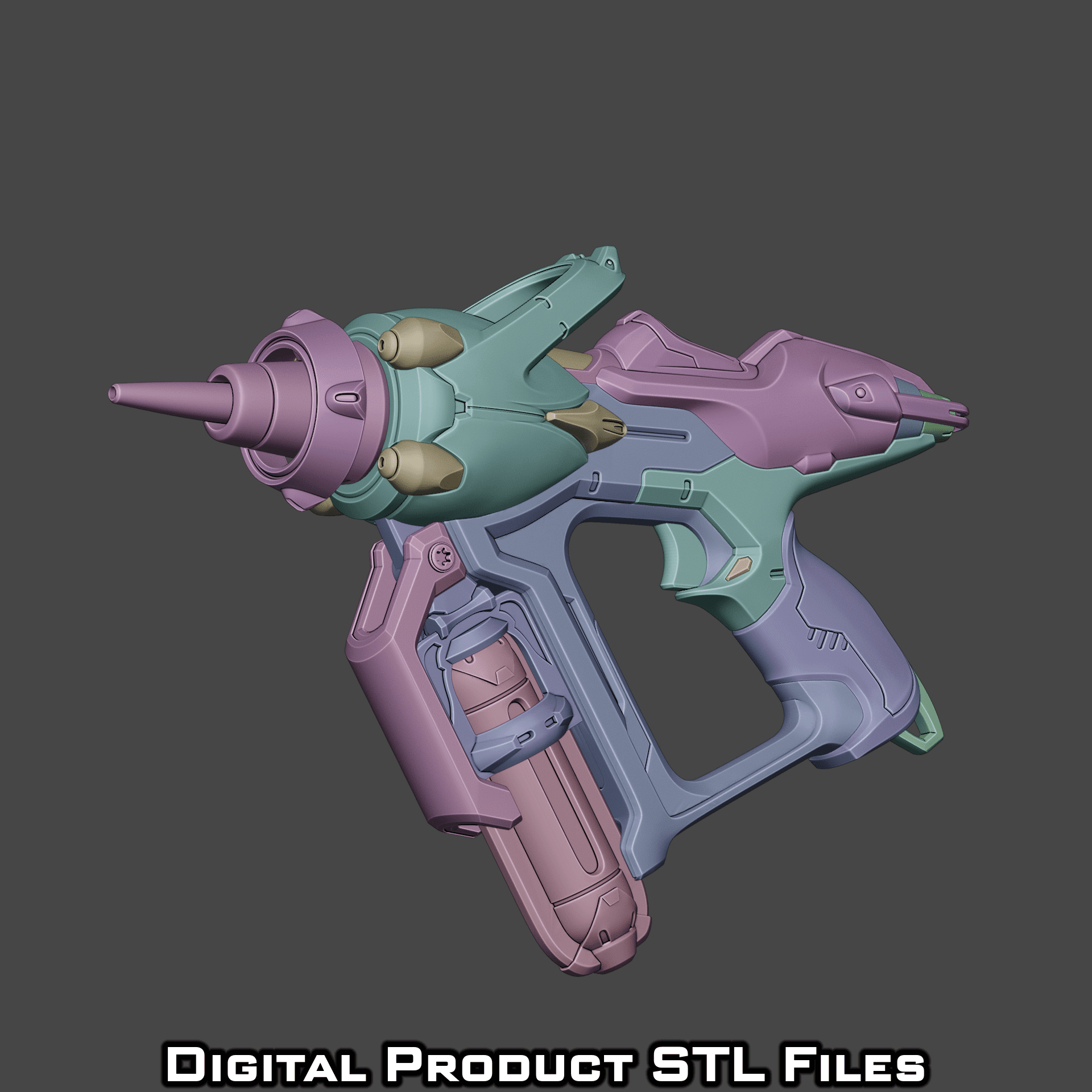 Si Fi Juno Blaster Overwatch 2 3d model