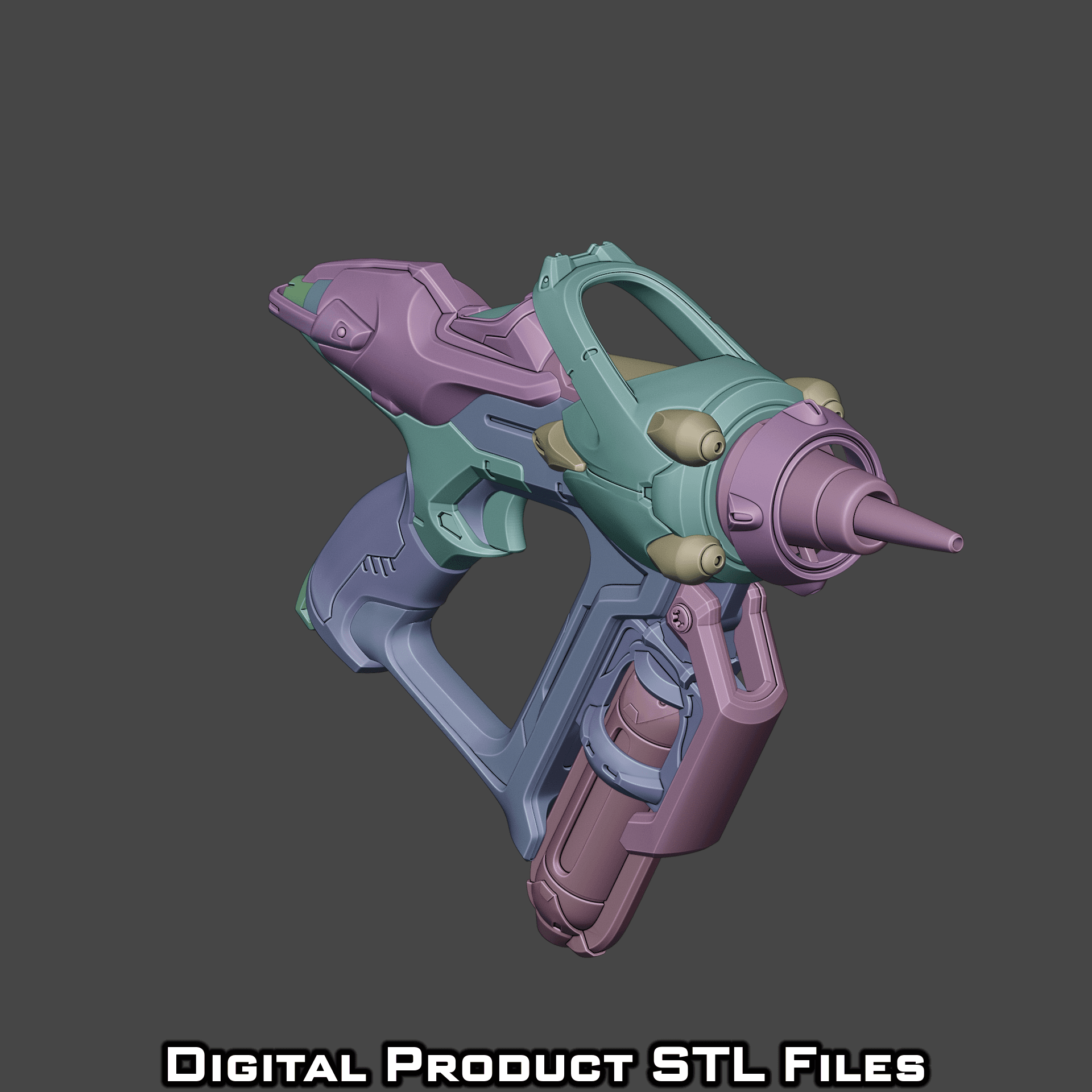 Si Fi Juno Blaster Overwatch 2 3d model