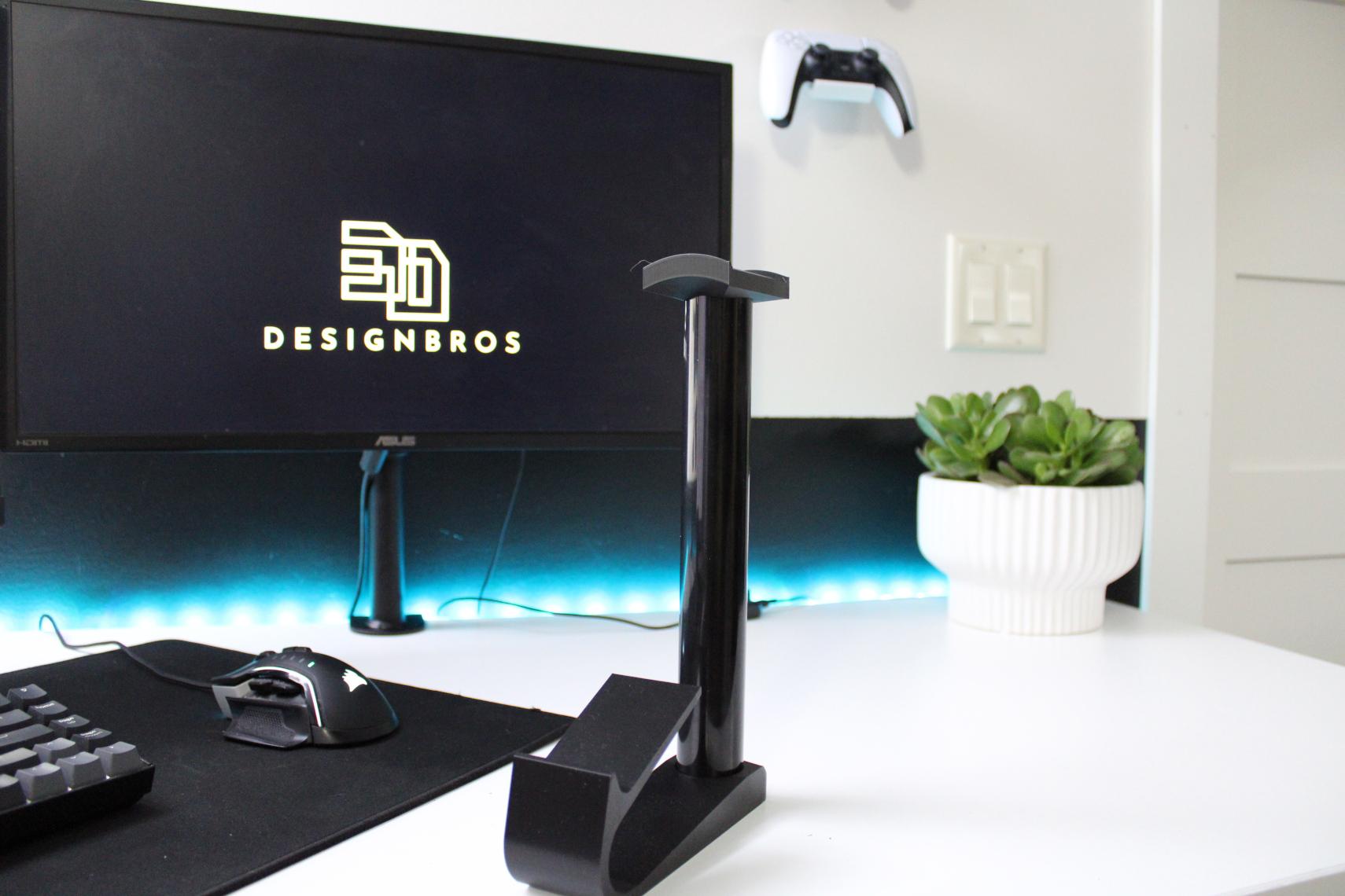 Universal Controller & Headset Stand 3d model