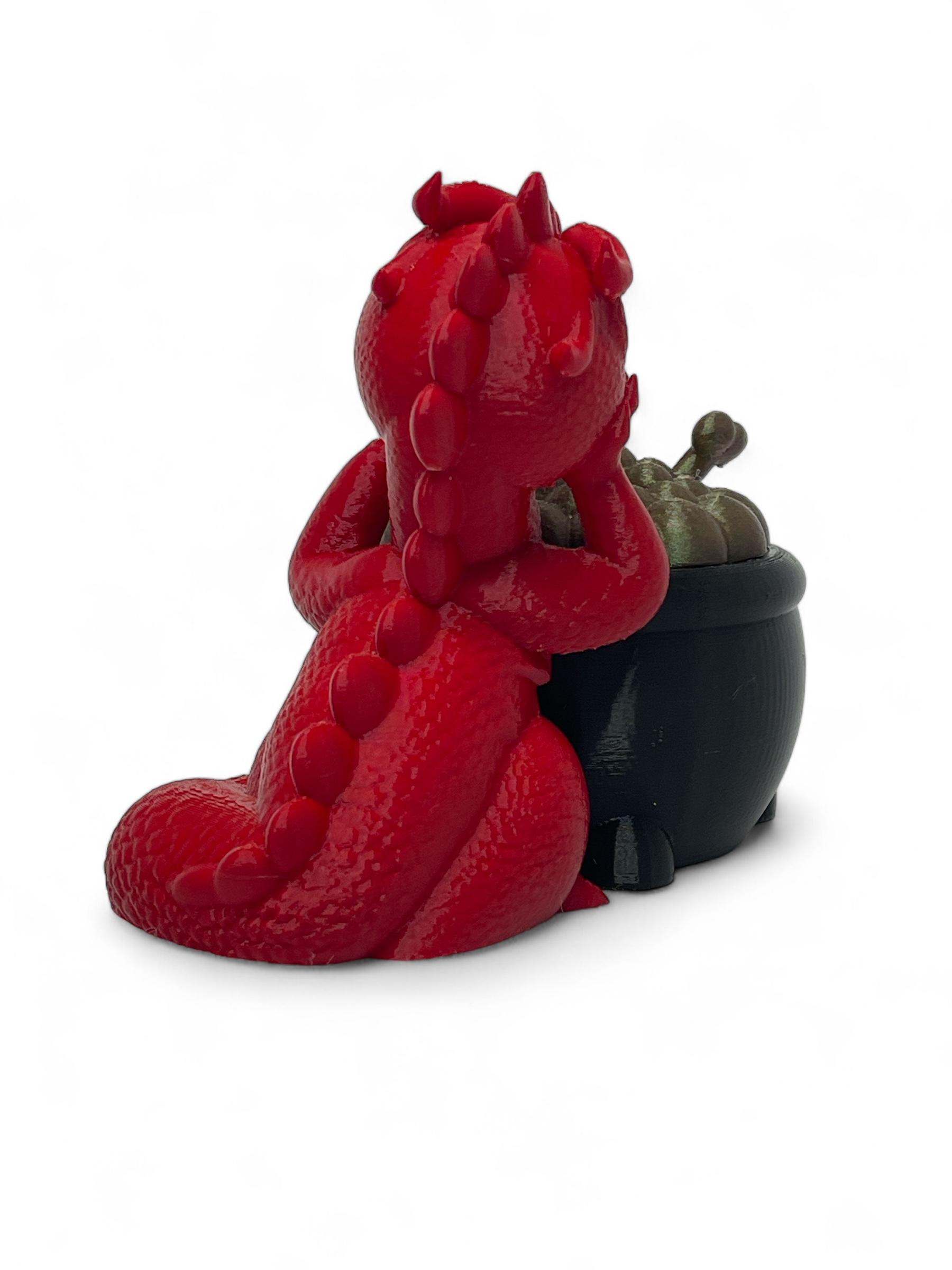 Dragon Cookie Jar Candy Jar 3d model