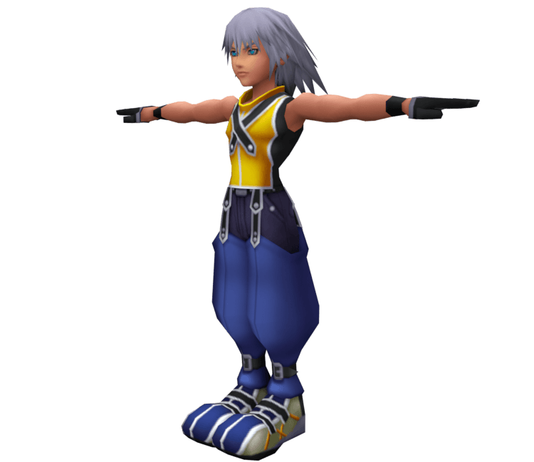 Kingdom Hearts Riku 3d model