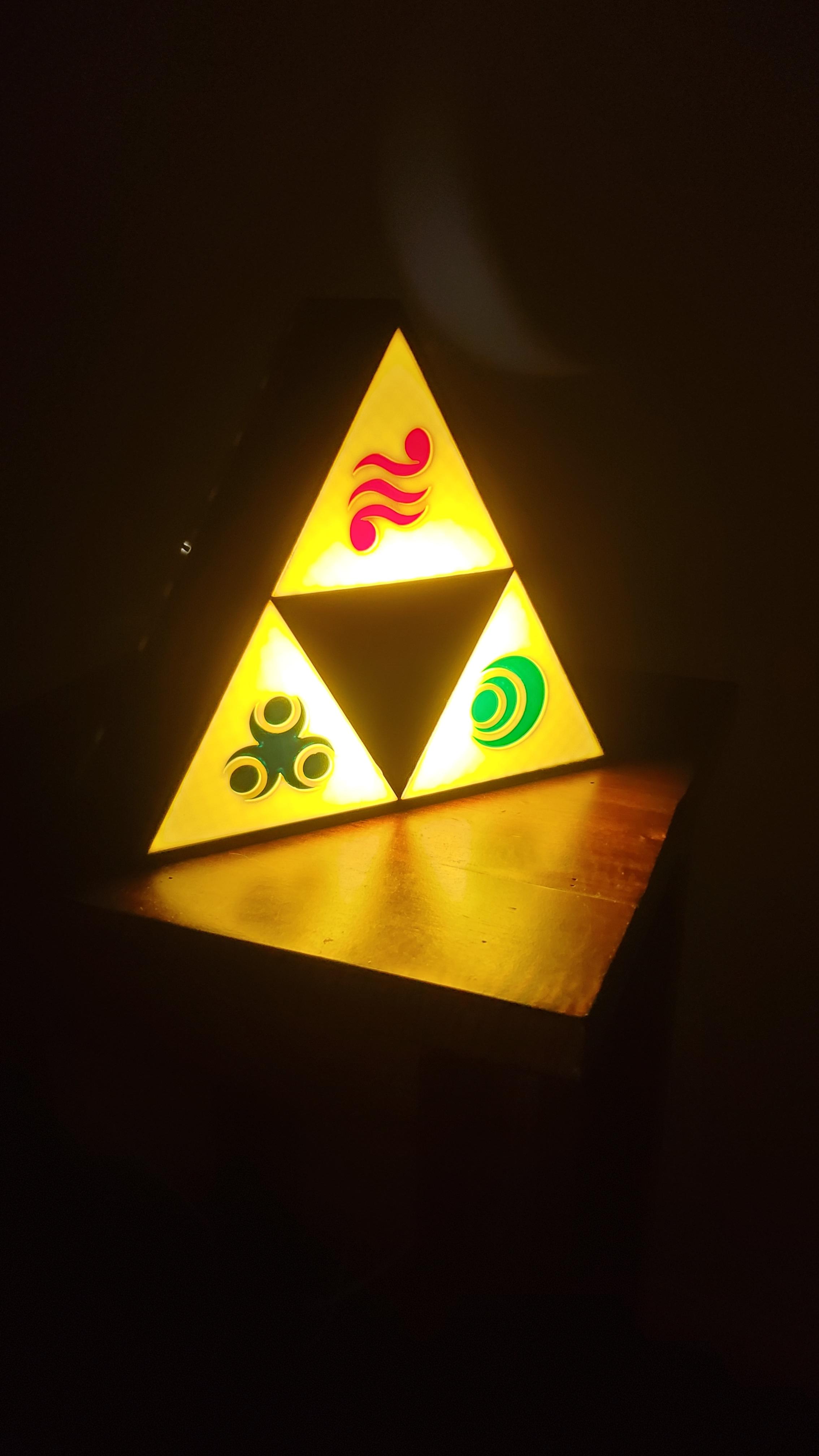 Triforce Lamp 3d model