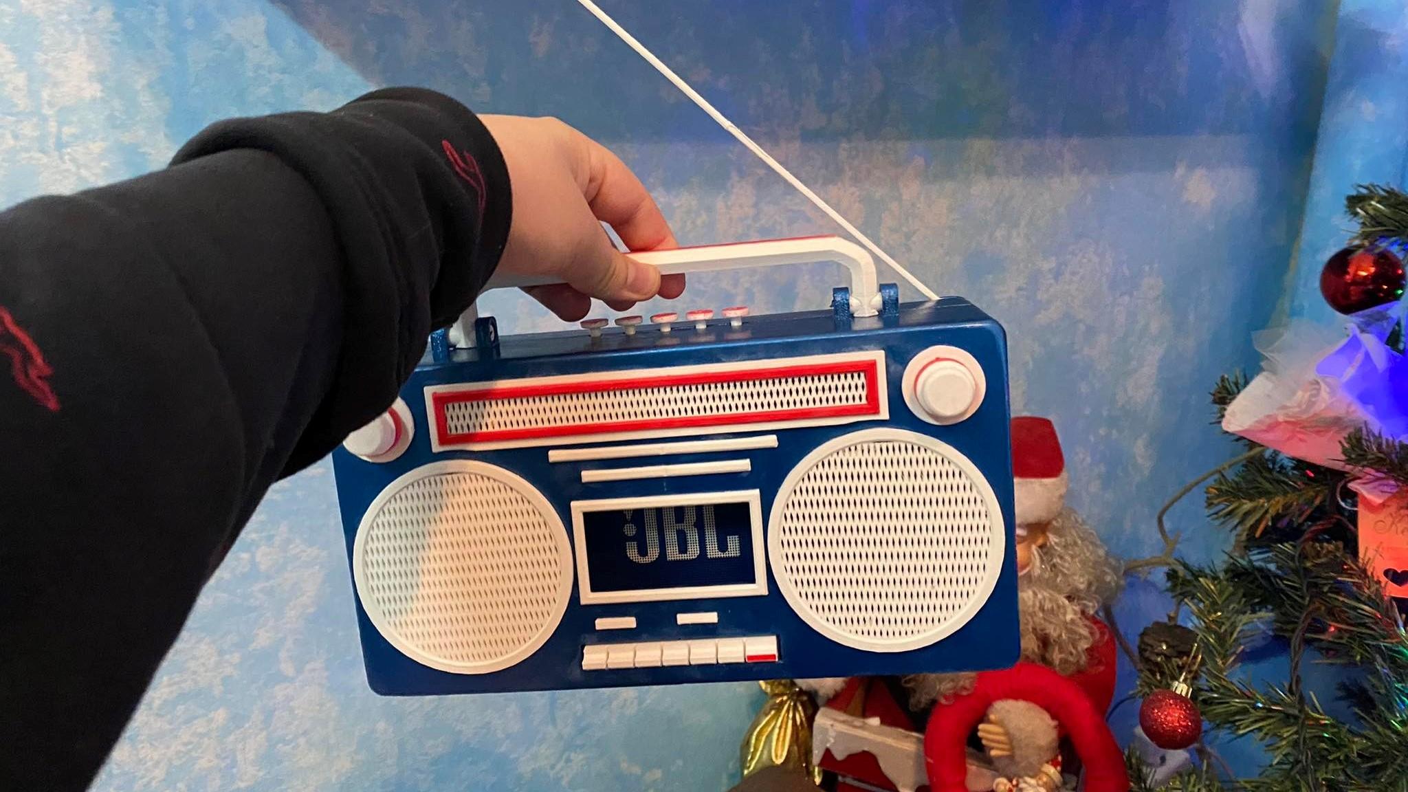 JBL Go2 Old school radio 3d model